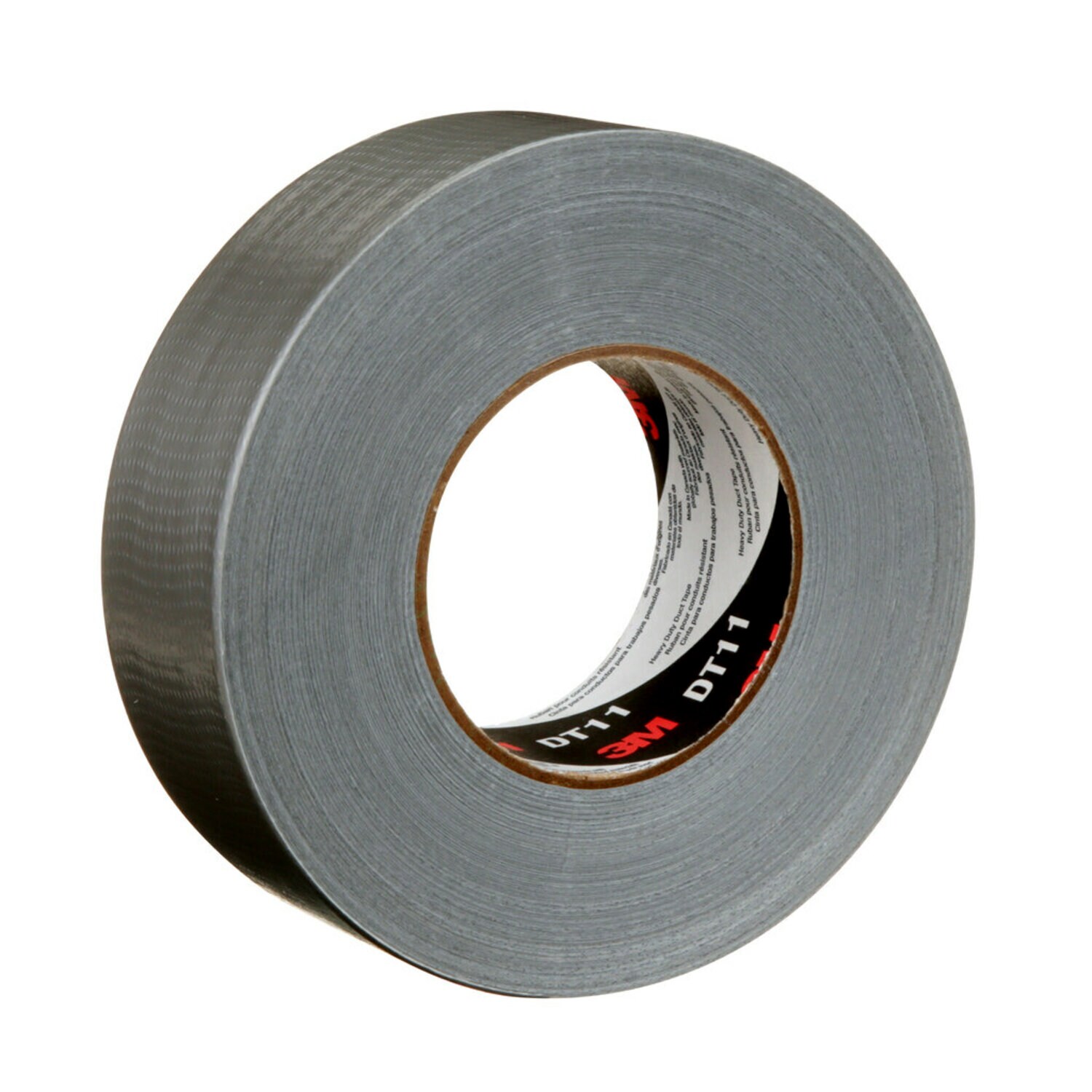 7100158346 - 3M Heavy Duty Duct Tape DT11, Silver, 48 mm x 54.8 m, 11 mil, 24 Roll/Case, Individually Wrapped Conveniently Packaged