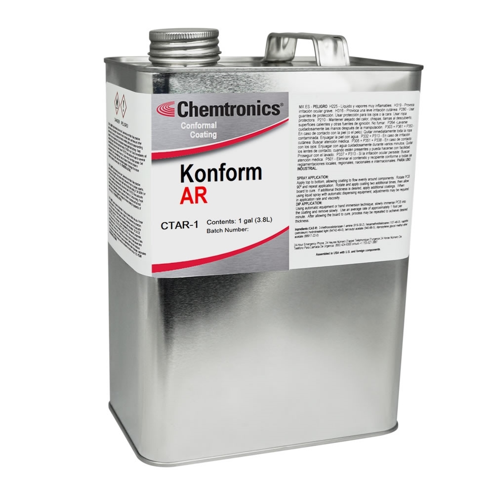 CTAR1 - CHEMTRONICS KONFORM AR ACRYLIC CONFORMAL COATING 1GL