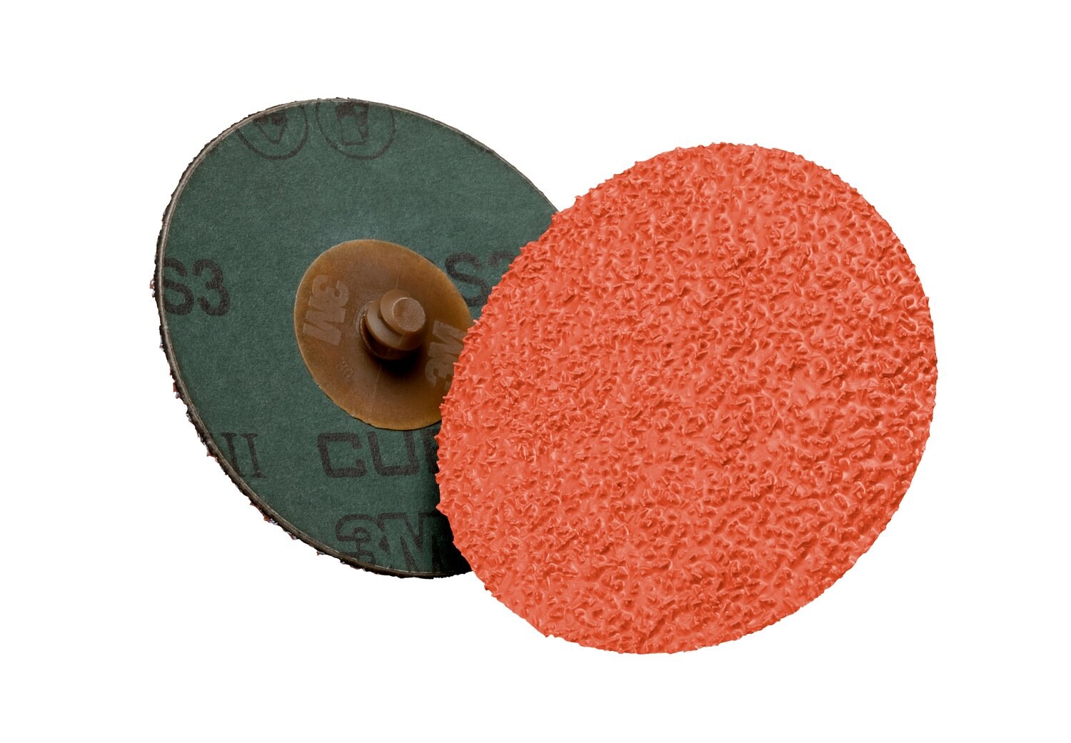 7100188322 - 3M Cubitron II Roloc Fibre Disc 987C, 36+, TR, 1-1/2 in, Die R150S, 50/Carton, 500 ea/Case