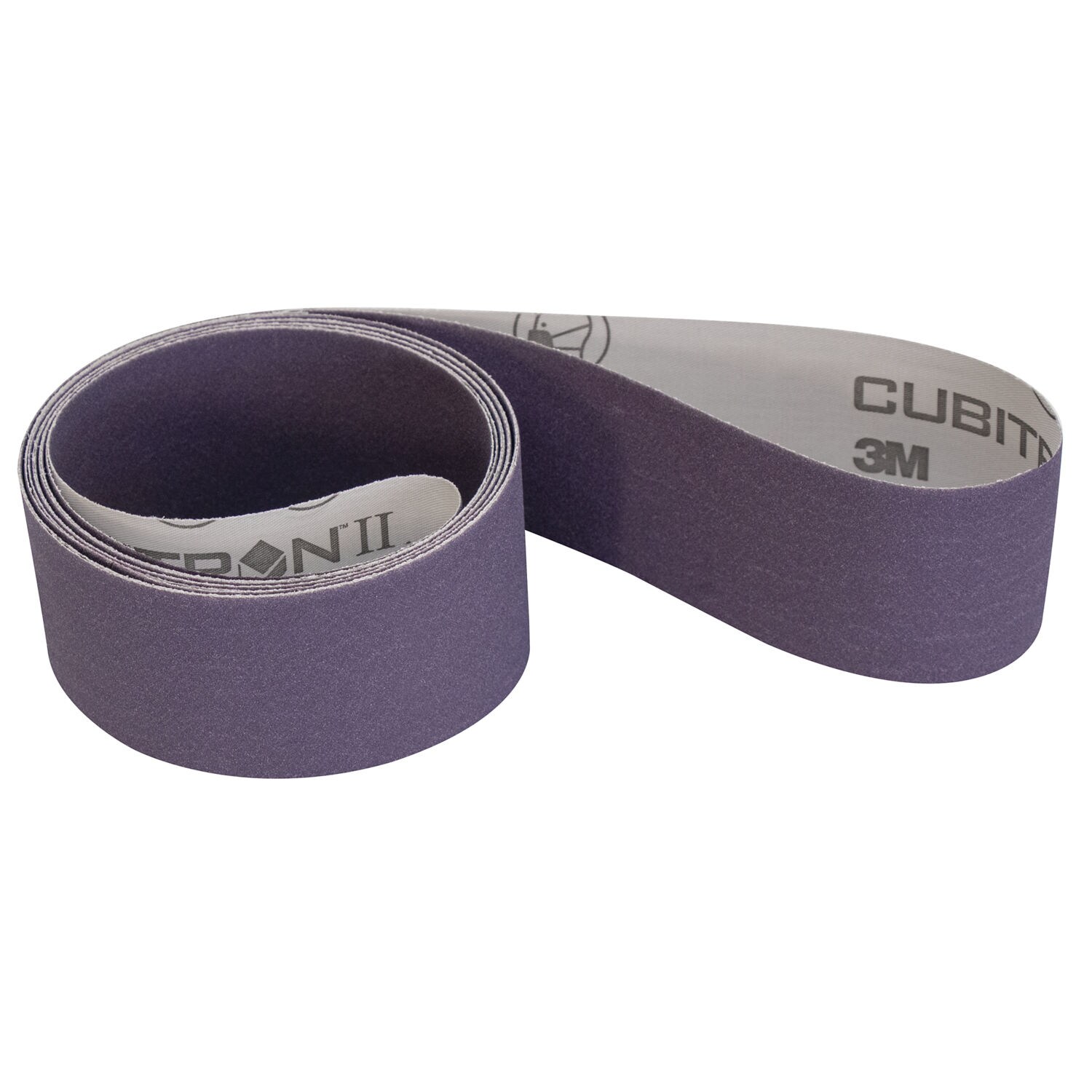 7100404567 - 3M Cubitron II Cloth Belt 726A, 80+ J-weight, 4 in x 118 in, Film-lok, Full-flex, 50 ea/Case