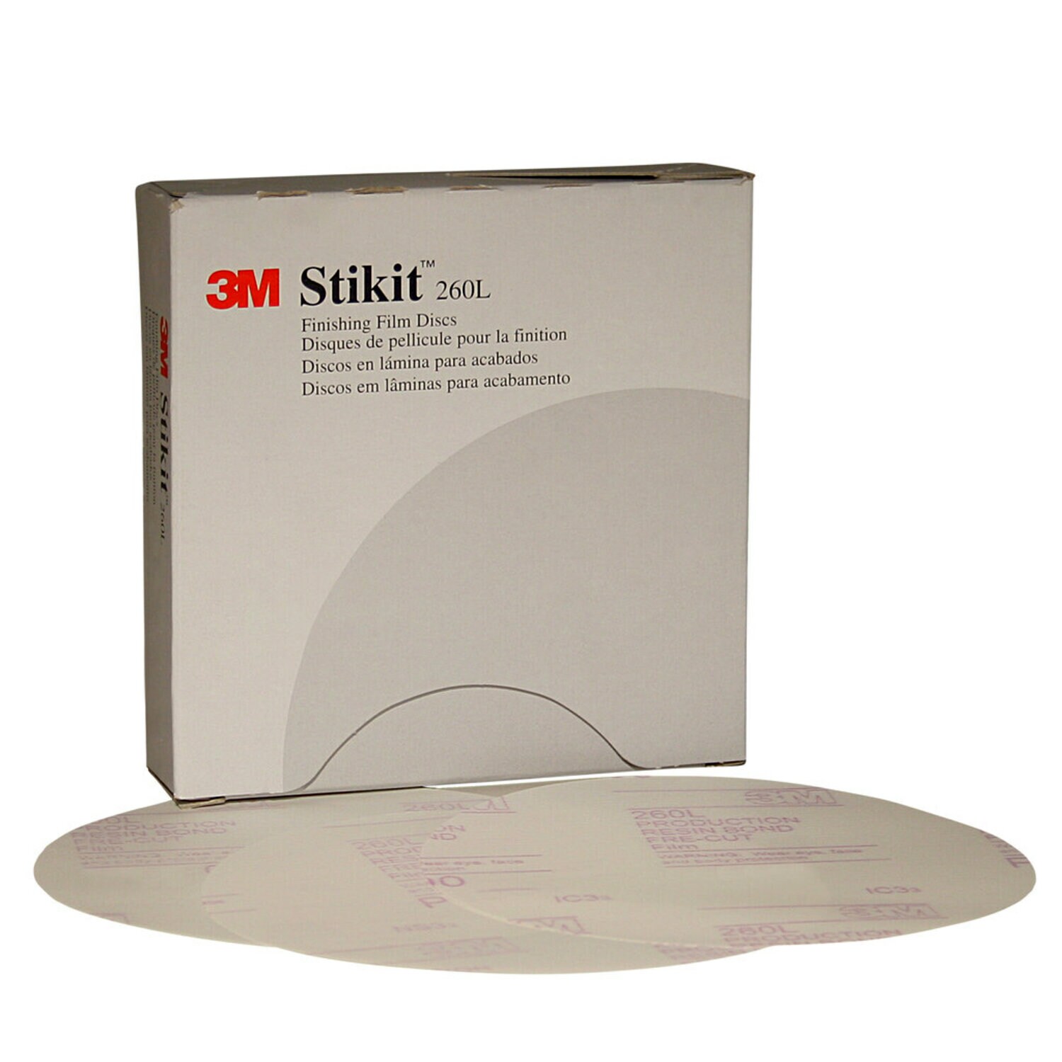 7000118150 - 3M Stikit Finishing Film Abrasive Disc 260L, 01320, 6 in, P800, 100
discs per carton, 4 cartons per case