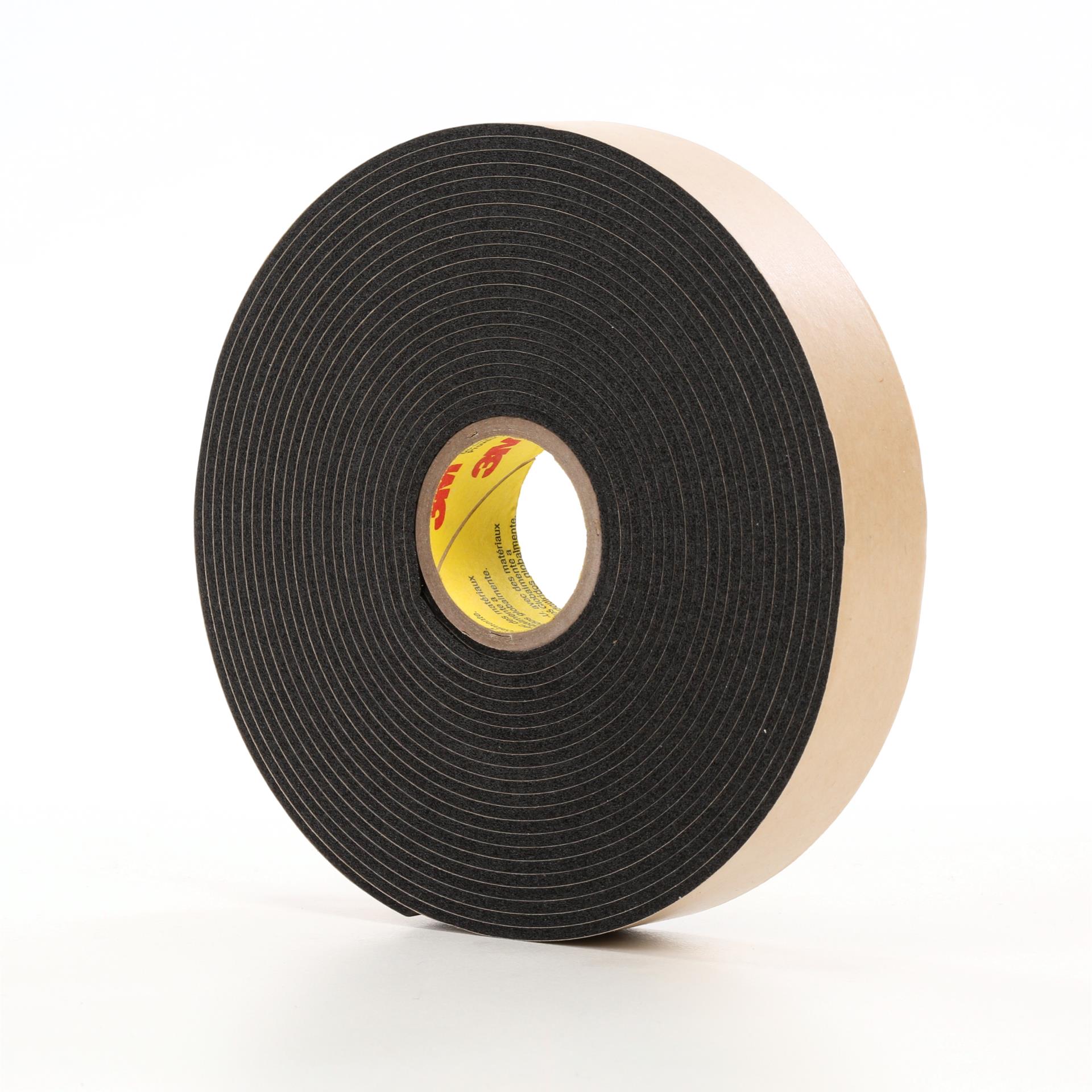 1000 sq 1 in x 1 in 3M™ Double Coated Urethane Foam Tape 4026 62 mil Natural 