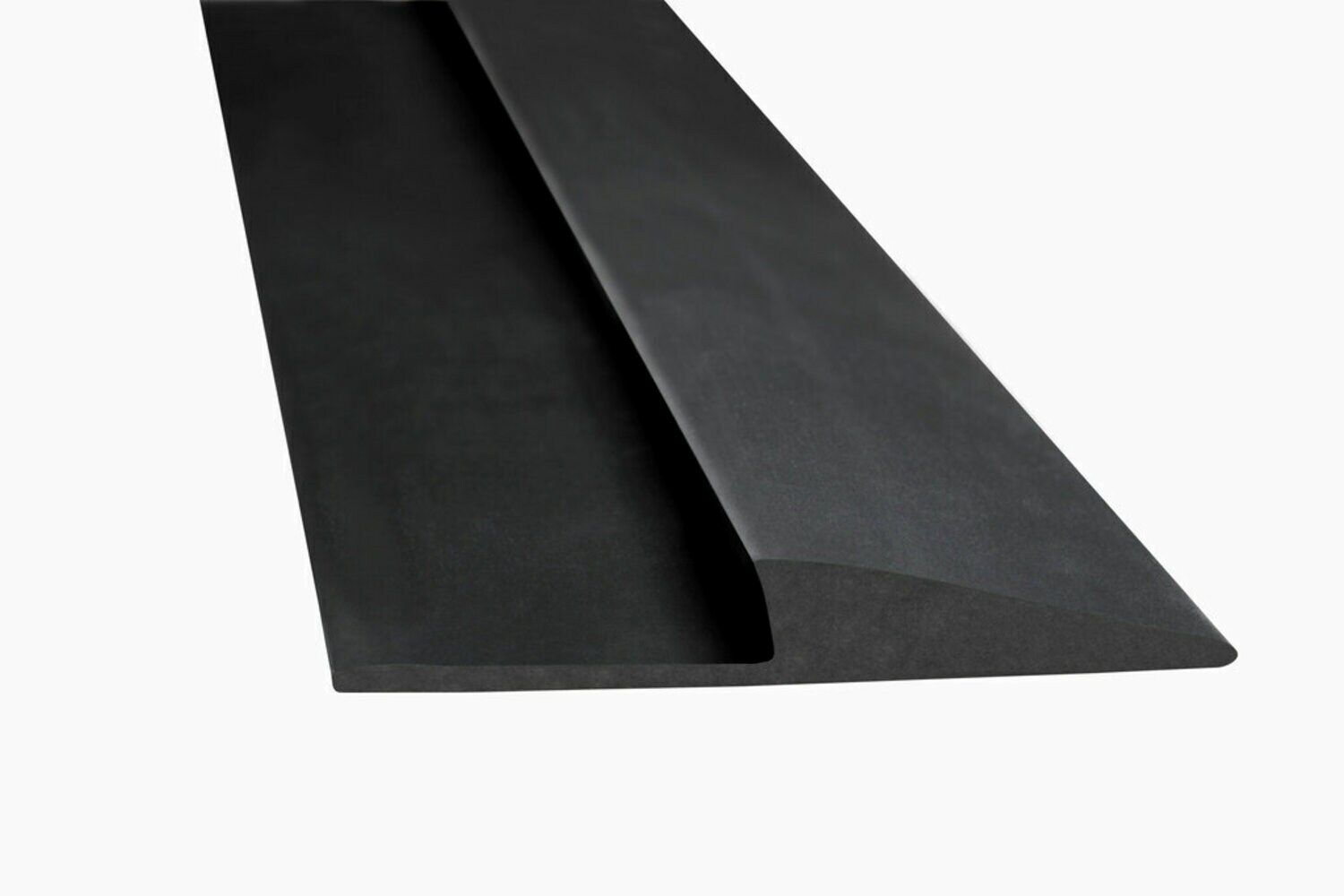 7000028463 - 3M Matting Edging Roll, Medium Profile, Black, 1 in x 75 ft, 1/Case
