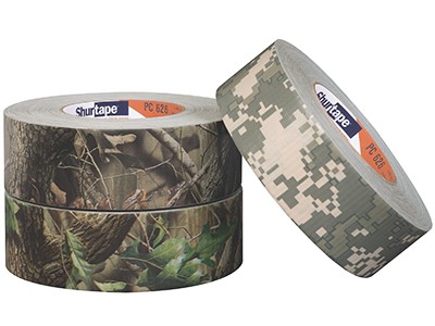 167639 - Specialty Grade; 10.0 mil, Army ACU cloth duct tape, natural rubber adhesive