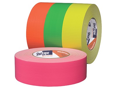 166122 - Specialty Grade; 9.0 mil, fluorescent colors, natural rubber adhesive