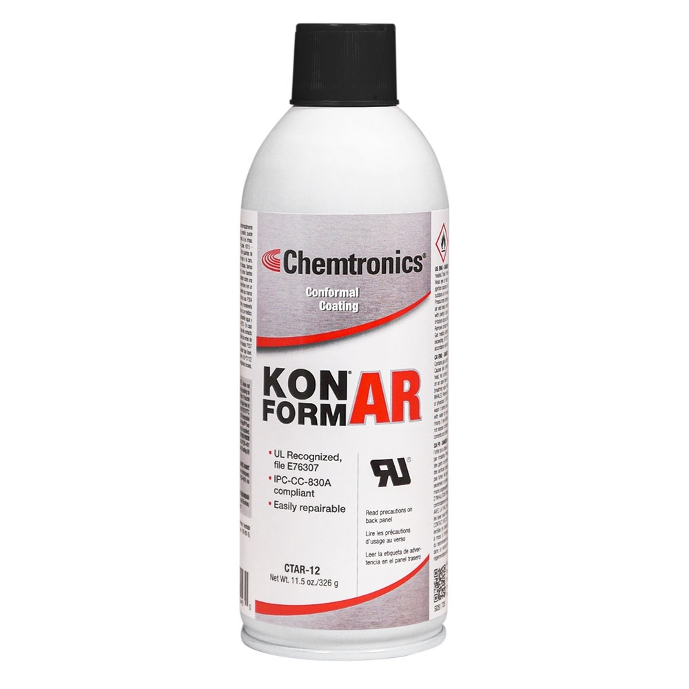 CTAR12 - CHEMTRONICS KONFORM AR ACRYLIC CONFORMAL COATING 11.5OZ