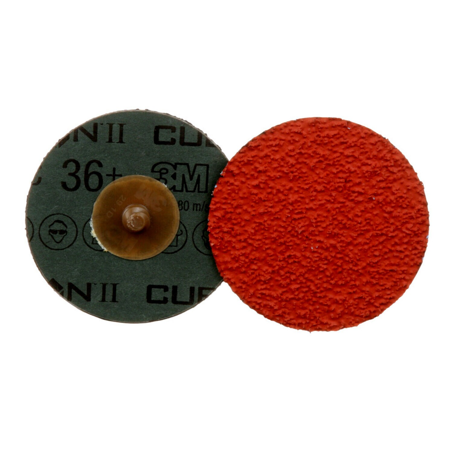 7100050304 - 3M Cubitron II Roloc Fibre Disc 987C, 36+, TR, 3 in, Die R300V, 50/Carton, 200 ea/Case