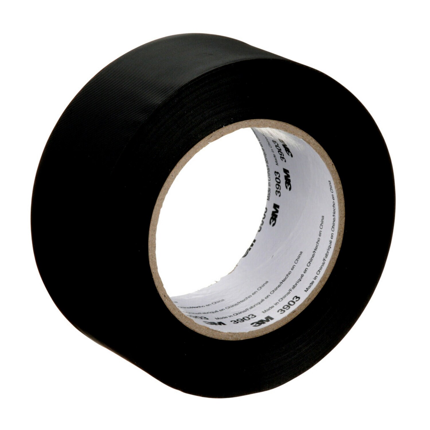 7100145924 - 3M Vinyl Duct Tape 3903, Black, 2 in x 50 yd, 6.5 mil, 24/Case, Individually Wrapped Conveniently Packaged