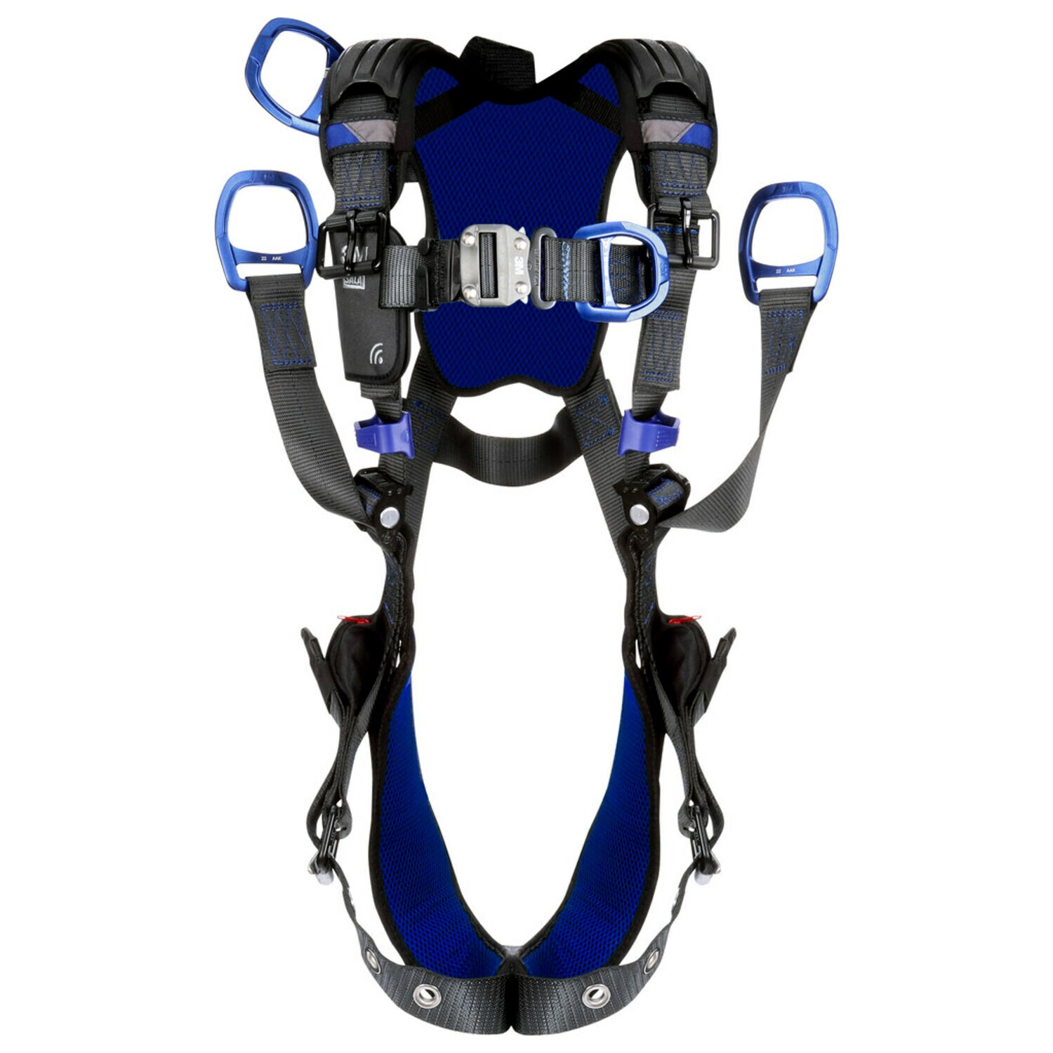 7012818053 - 3M DBI-SALA ExoFit X300 Comfort Oil and Gas Climbing/Lifting Safety Harness with Tongue Buckle Belt Connector 1403226, X-Large