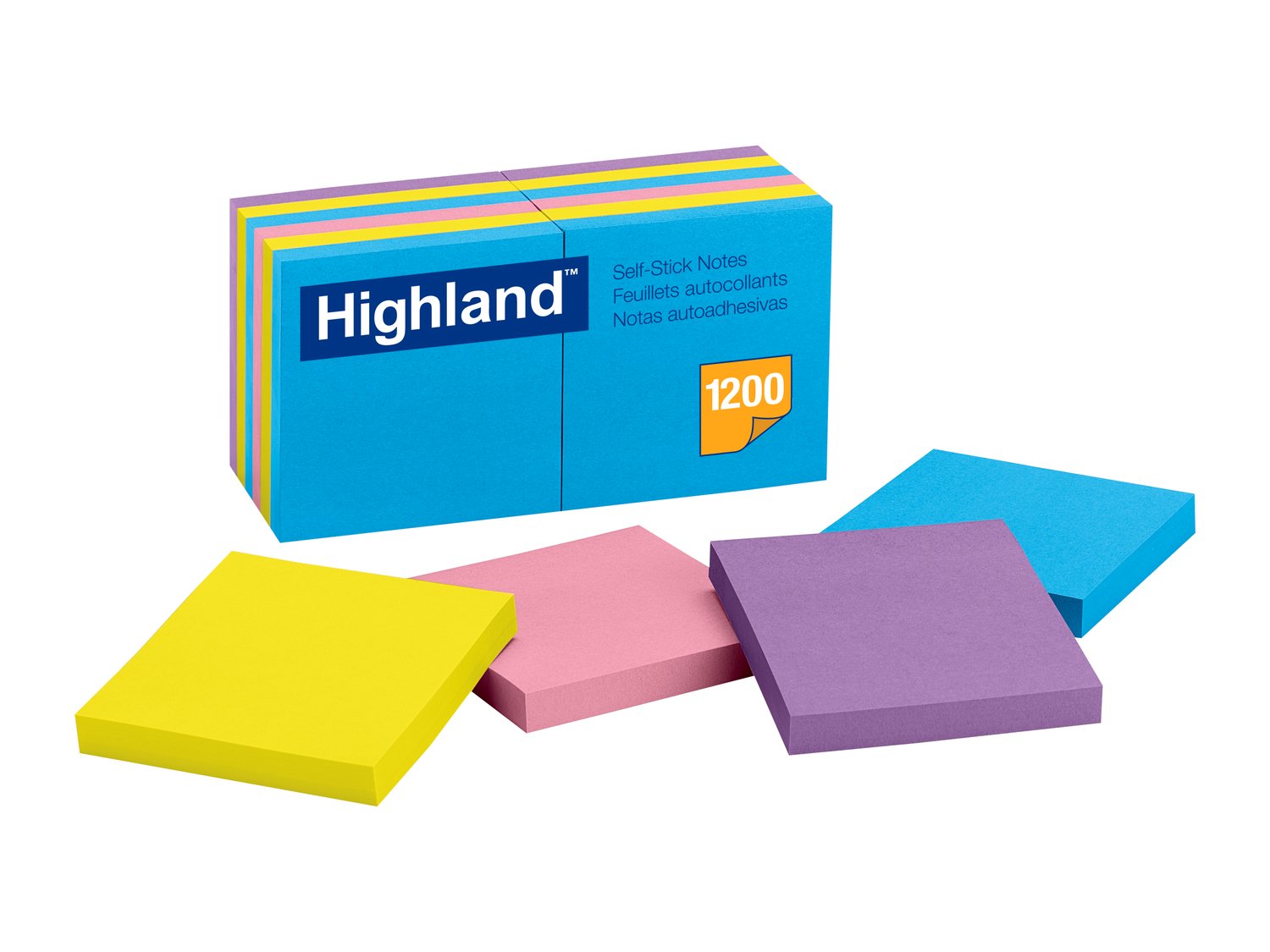7000052686 - Highland Notes 6549-B, 3 in x 3 in (7.62 cm x 7.62 cm), 100% PEFC, SGSCH-PEFC-COC-110078