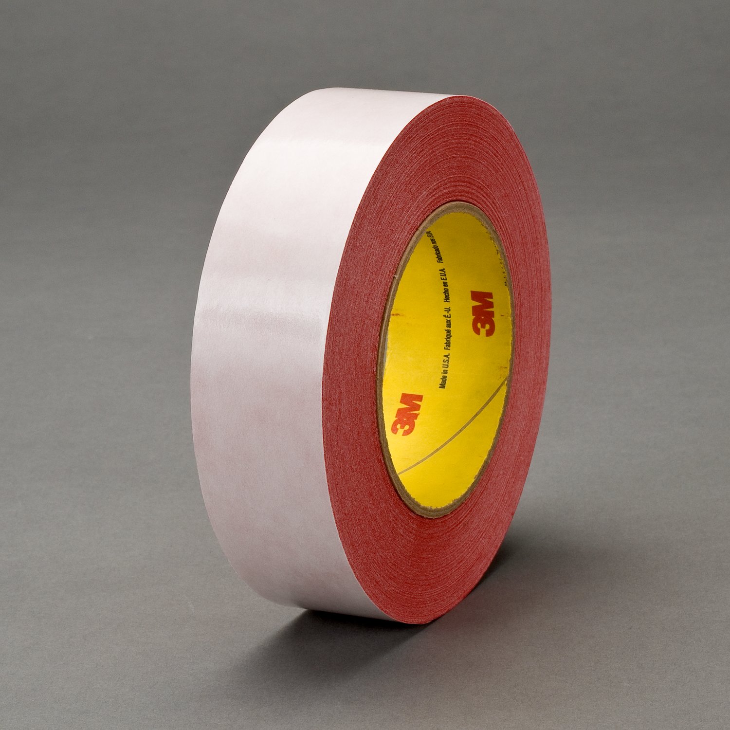 7010334744 - 3M Double Coated Tape 9737R, Red, 60 in x 250 yd, 3.5 mil, 9 rolls per
pallet (1 roll per case)