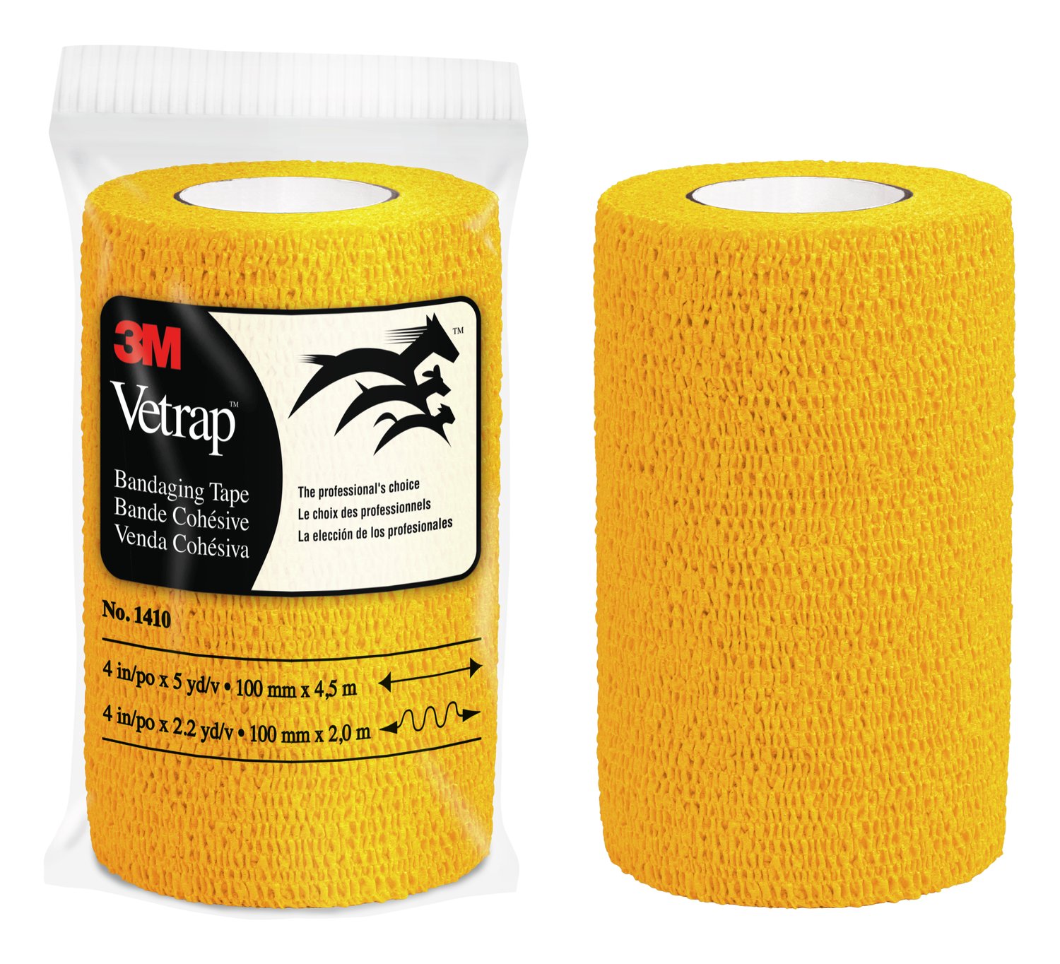 7000053654 - 3M Vetrap Bandaging Tape Bulk Pack, 1410GD Bulk Gold