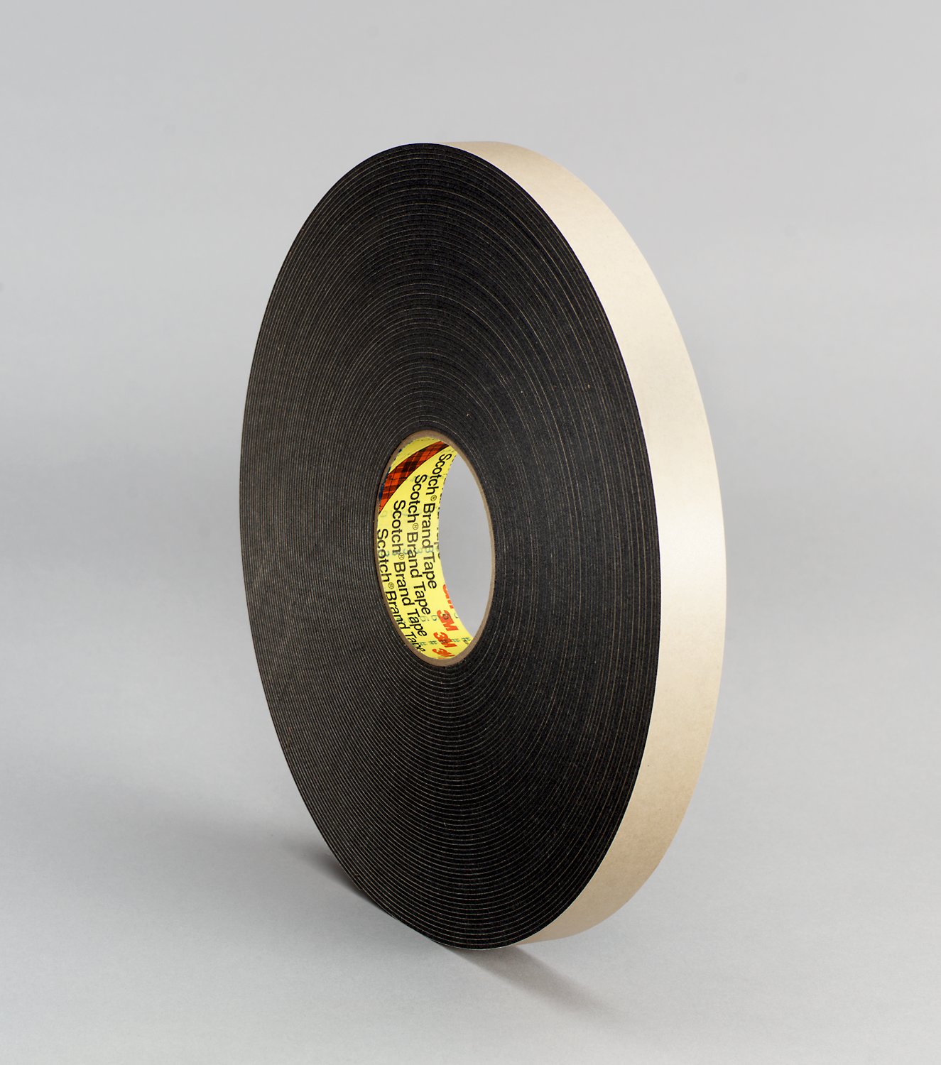 7000123707 - 3M Double Coated Polyethylene Foam Tape 4496B, Black, 1 in x 36 yd, 62 mil, 9 Roll/Case