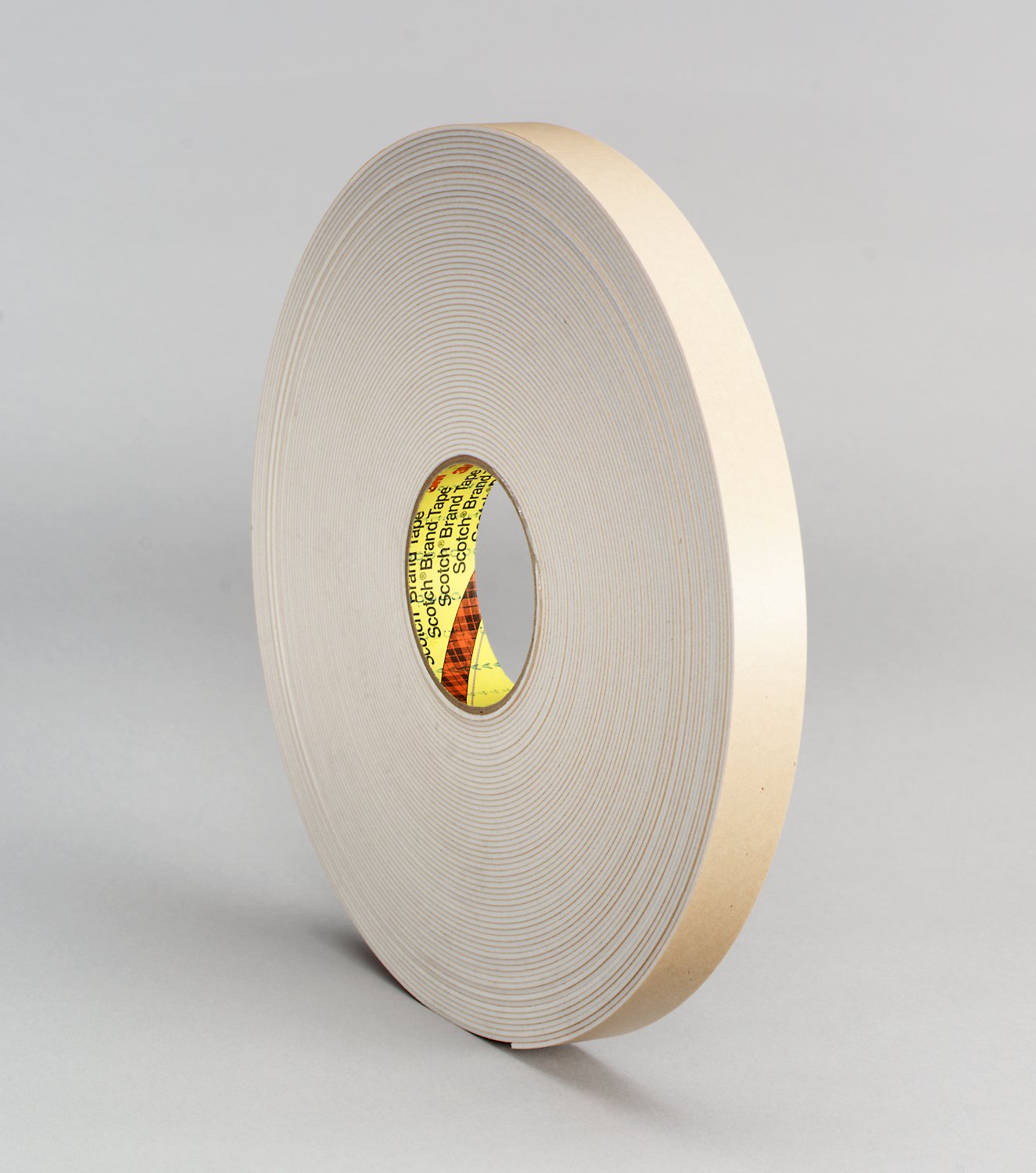 7000123606 - 3M Double Coated Polyethylene Foam Tape 4496W, White, 1 in x 36 yd, 62 mil, 9 Roll/Case