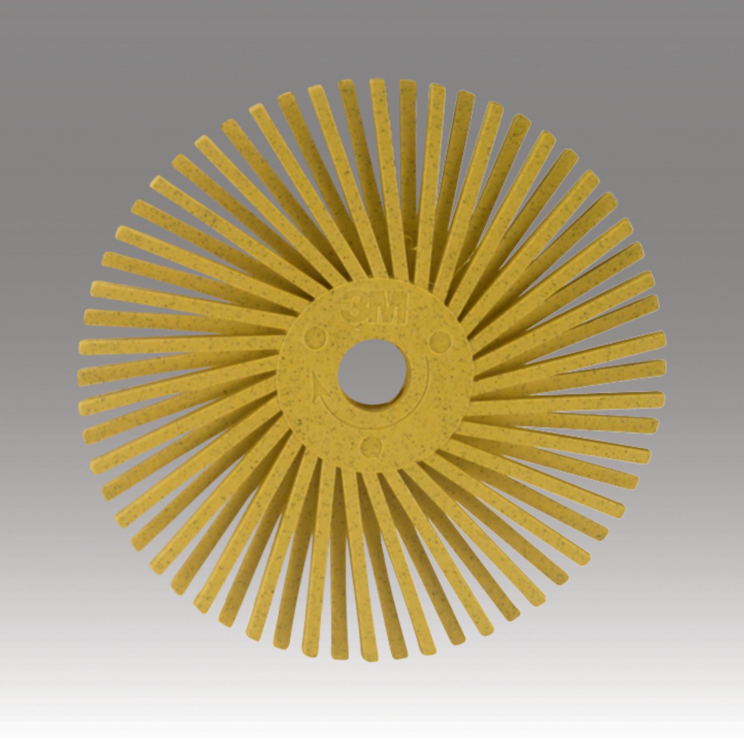 7010366626 - Scotch-Brite Radial Bristle Disc, RB-ZB, 80 Yellow, 3/4 in x 1/8 in, SPR021496A, 175/Bag, 5600 ea/Case