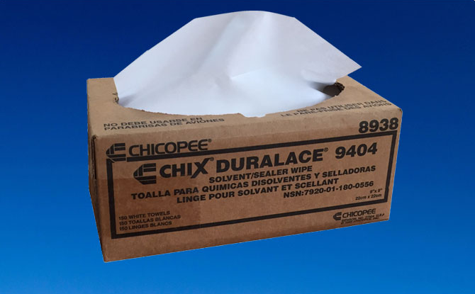  - Chicopee 8938 Cloth Cleaning NSN: 7920-01-180-0556 18 Packs of 150 Per Case/Box