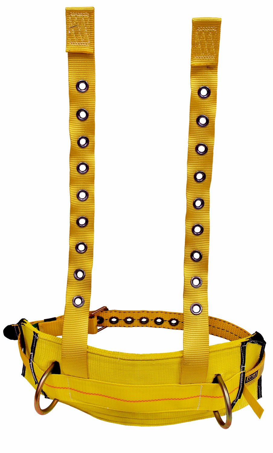 7012815131 - 3M DBI-SALA Derrick Tongue Buckle Positioning Belt with Tongue Buckle Harness Connector 1003221, Yellow, Large