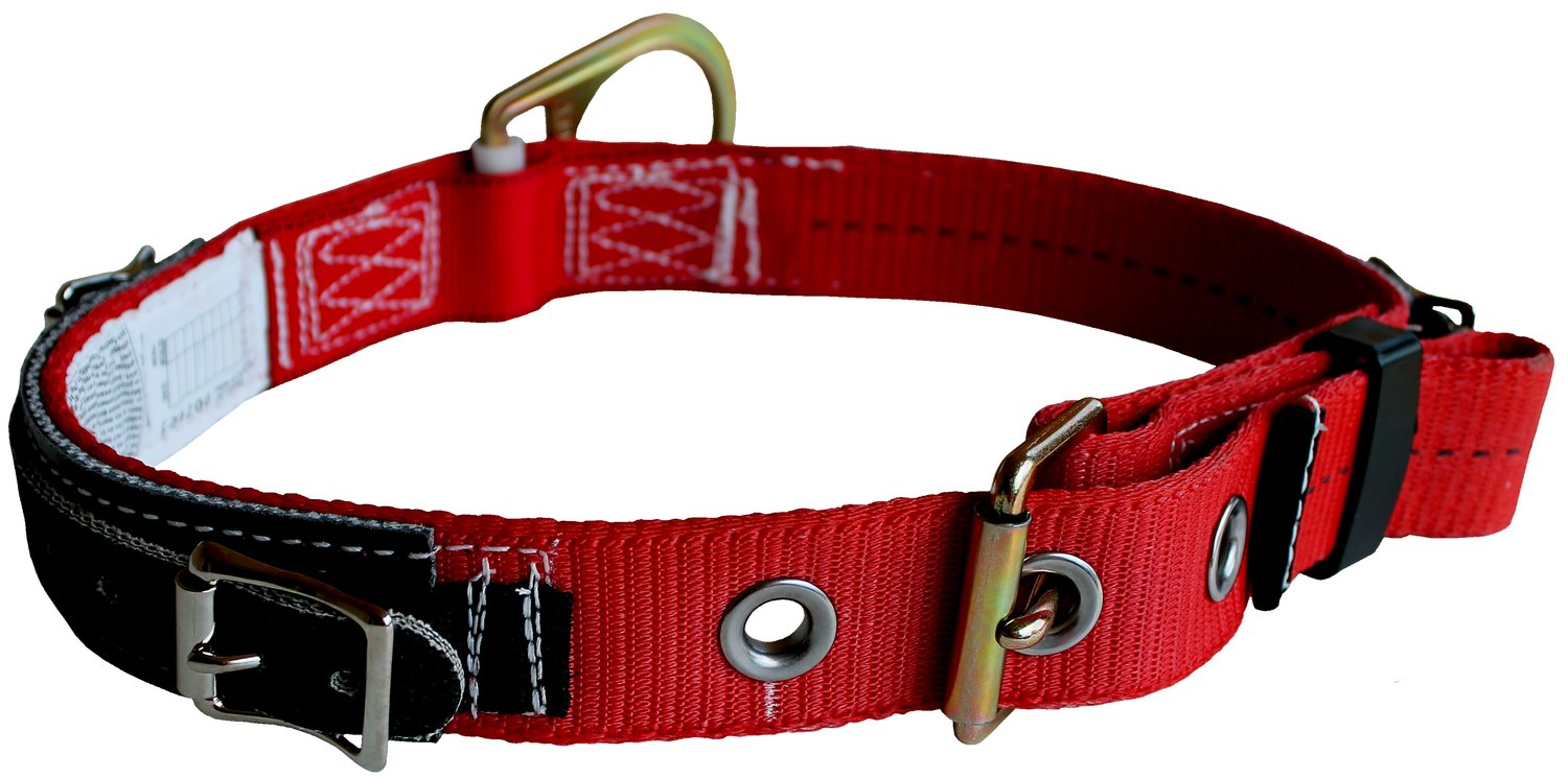 7012815155 - 3M Protecta Mining Tongue Buckle Restraint Belt with Miner Straps 1090033, Red, X-Large