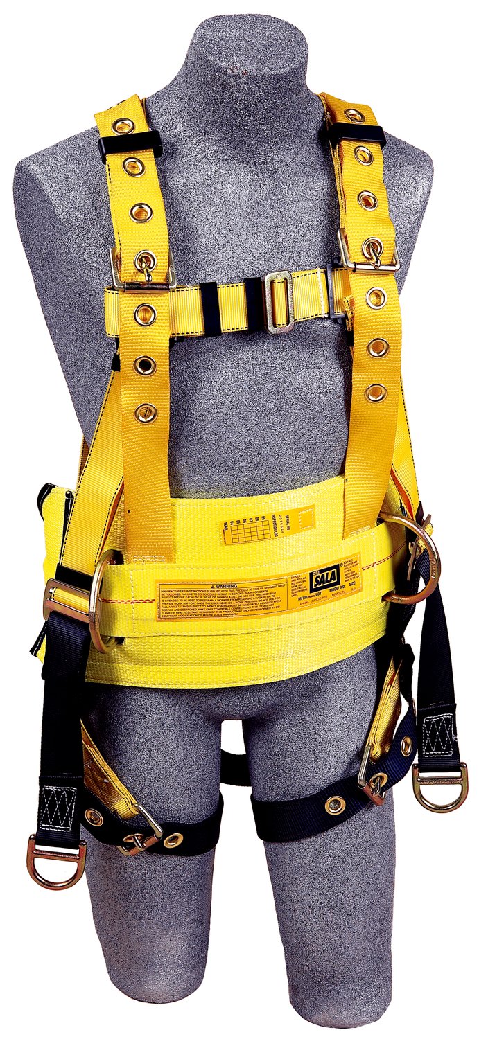 7012815557 - 3M DBI-SALA Delta Derrick Positioning/Suspension Safety Harness with Tongue Buckle Belt Connector 1106357, Small