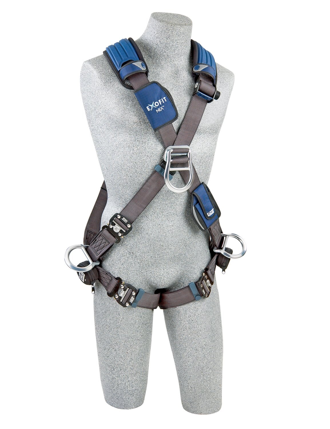 7012816193 - 3M DBI-SALA ExoFit NEX Comfort Cross-Over Climbing/Positioning Safety Harness 1113106, Small