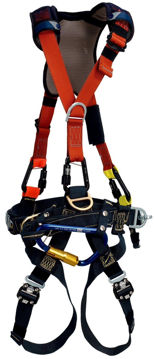 7012816444 - 3M DBI-SALA ExoFit NEX Comfort Fire and Rescue Convertible Climbing/Rescue/Suspension Safety Harness 1114007, Large