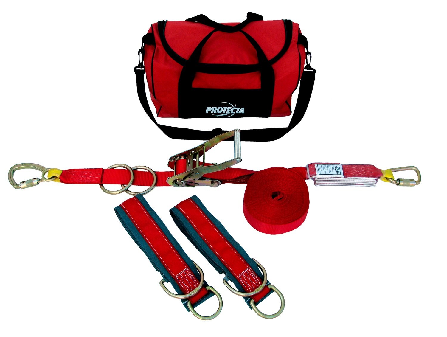 7100232036 - 3M Protecta Temporary Horizontal Lifeline System with Anchors 1200101, Web, 60 ft
