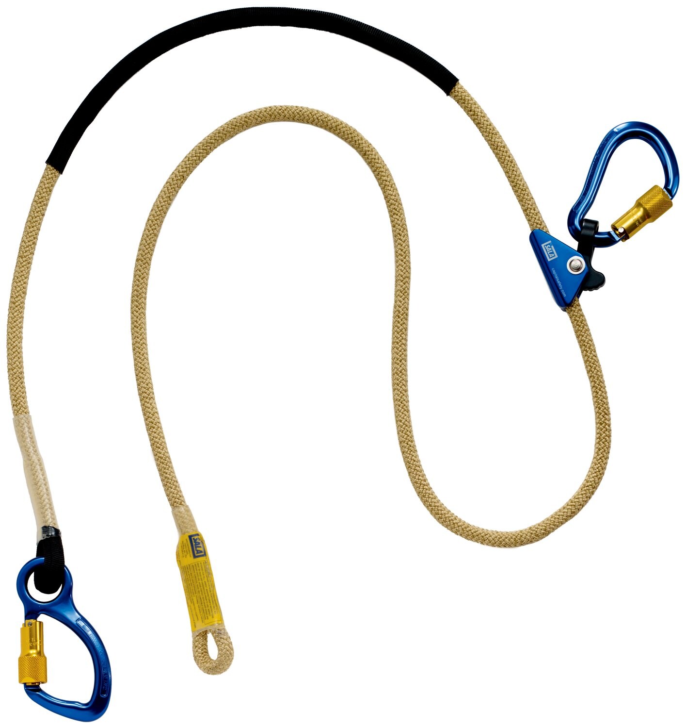7100239629 - 3M DBI-SALA Pole Climber's Adjustable Rope Positioning Lanyard for Electrical/Hot Work Use 1234083, 8 ft