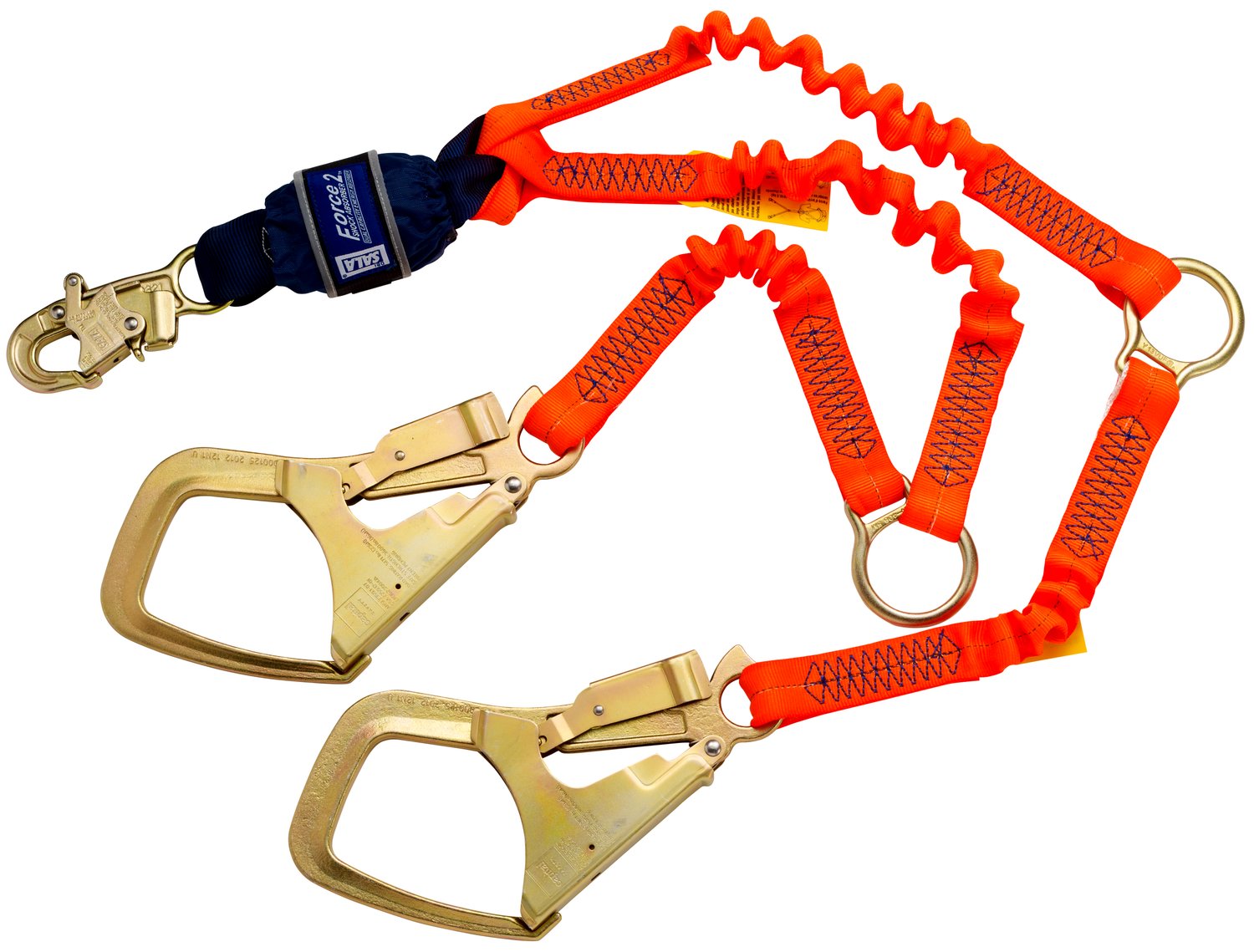 7012817220 - 3M DBI-SALA EZ-Stop F2 100% Tie-Off Rescue Stretch Web Shock-Absorbing Lanyard 1246150, Orange, 6 ft
