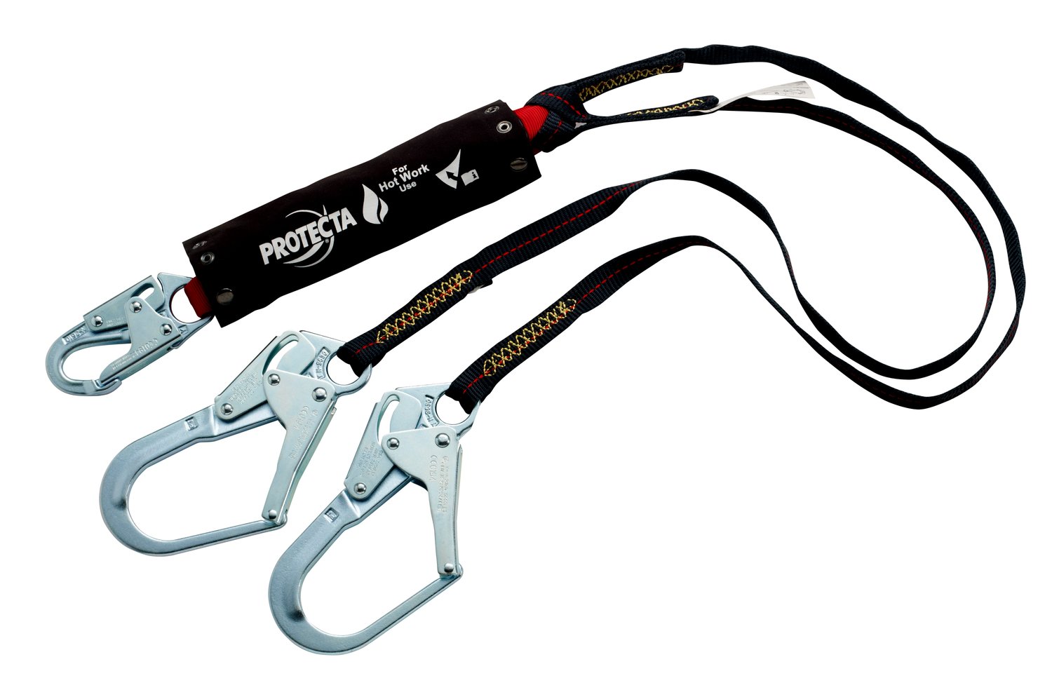 7100218778 - 3M Protecta Shock Absorbing Lanyard for Hot Work Use 1340185, 6ft (1.8m), 1 ea