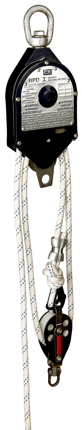 7012819488 - 3M DBI-SALA Rollgliss RPD 4:1 Ratio Rescue Positioning Device Kit 3602300, 3/8 in Nylon Kernmantle Rope, 300 ft