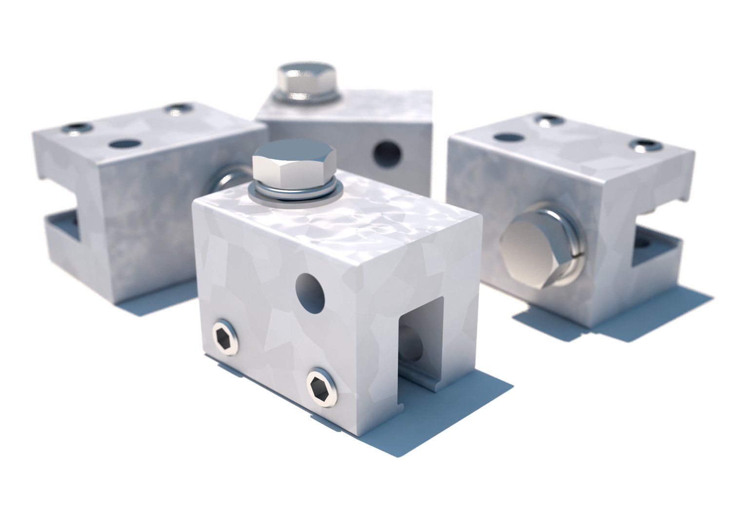 7100314937 - 3M DBI-SALA U Maxi Clamp 4-Pack 7241208, 4 ea/Pack