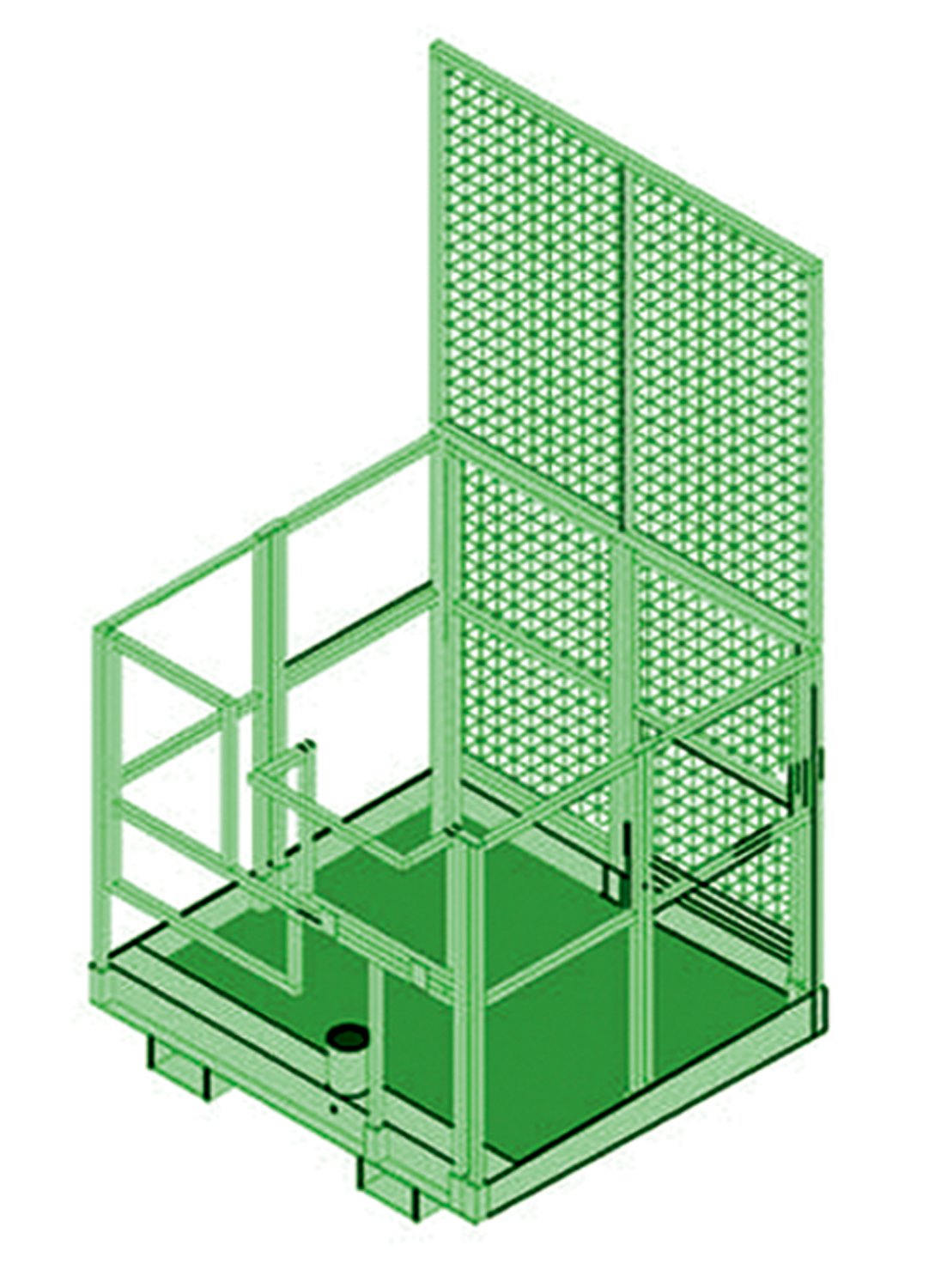 7012820528 - 3M DBI-SALA Confined Space Integrated Forklift Basket Davit Mase Base 8510568