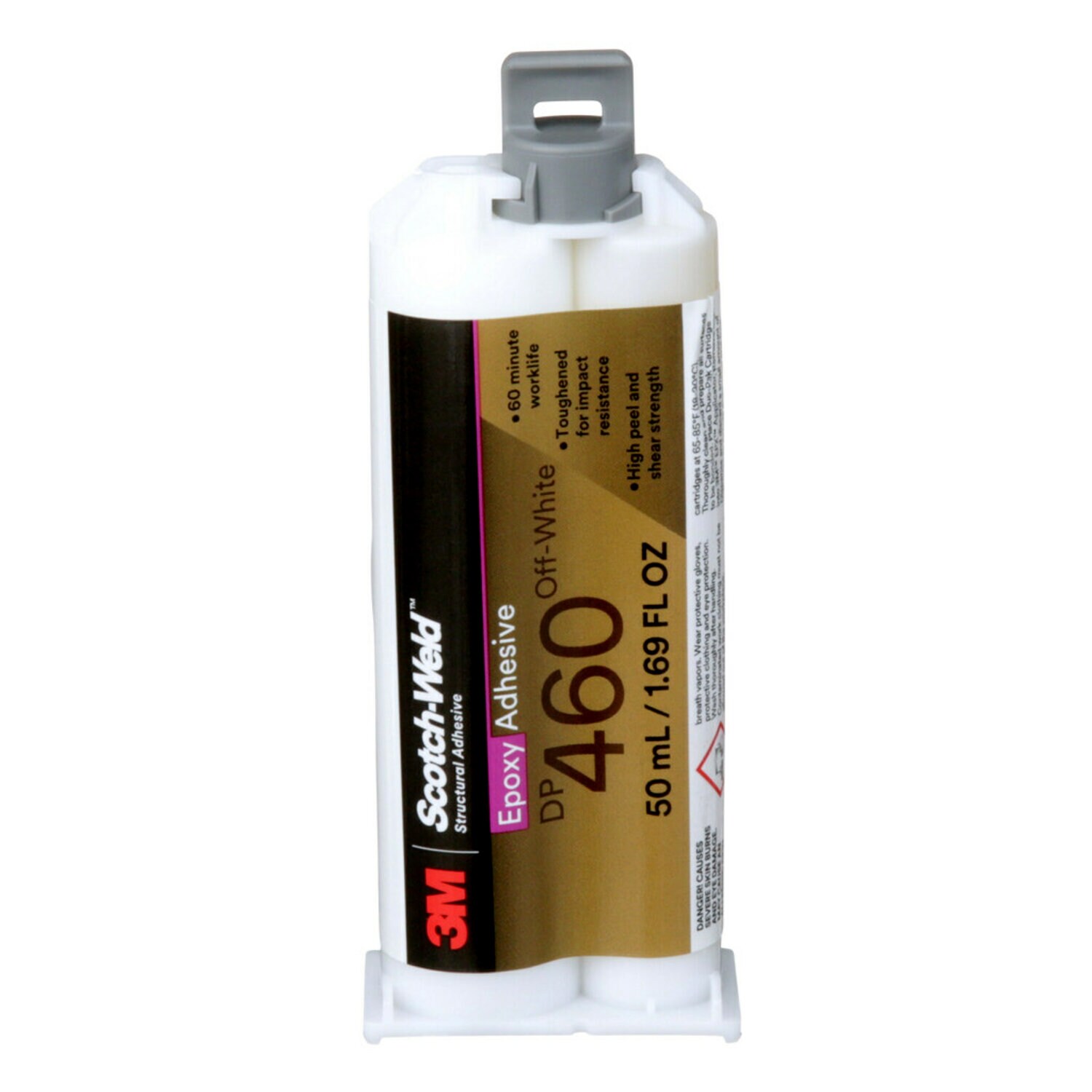 7100148768 - 3M Scotch-Weld Epoxy Adhesive DP460, Off-White, 50 mL Duo-Pak, 12/Case