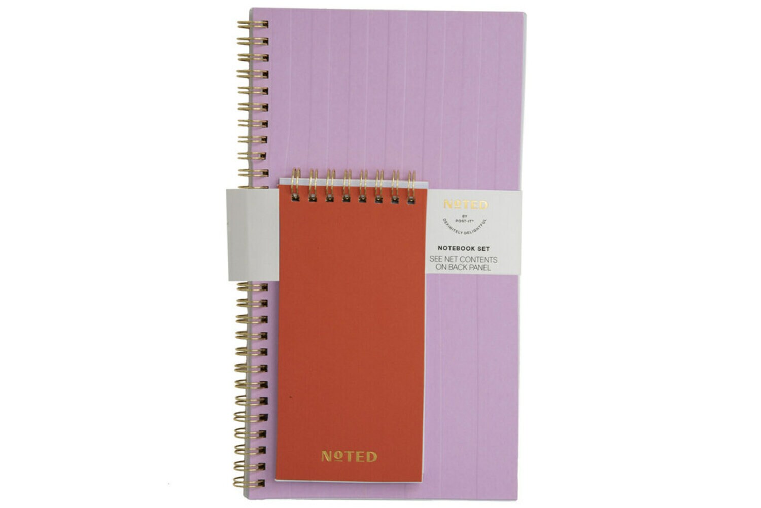 7100281870 - Post-it Notebook Set NTD6-NBSET-2, 3 in x 6 in (76 mm x 152 mm) 150 pages and 5.5 in x 10 in (139.7 mm x 254 mm) 150 pages
