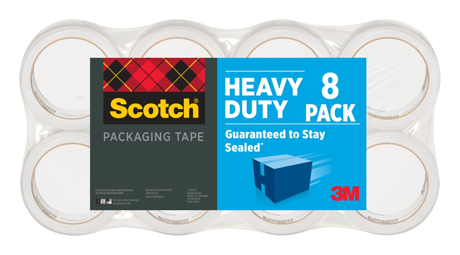 7100411829 - Scotch Heavy Duty Shipping Packaging Tape 3850-40-8-6GC