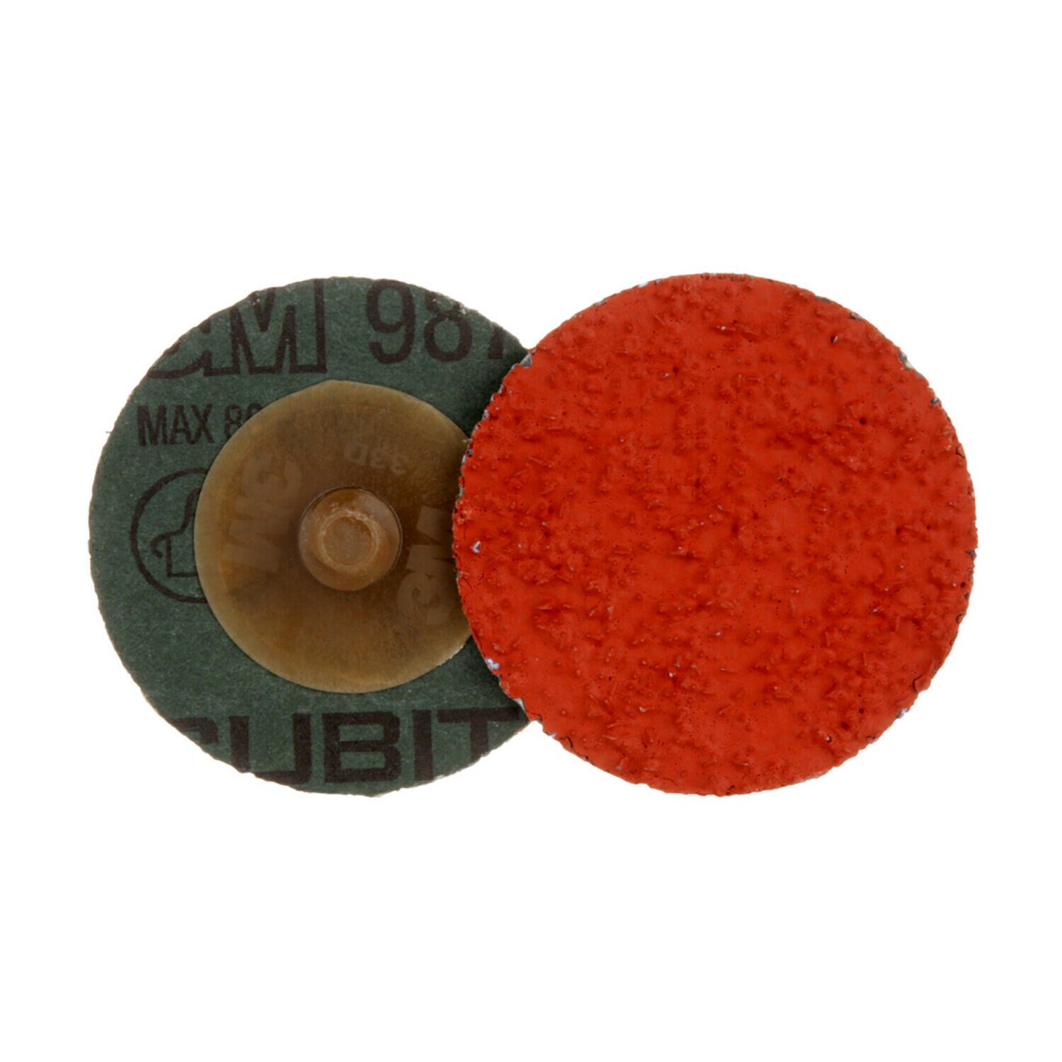 7100063613 - 3M Cubitron II Roloc Fibre Disc 987C, 36+, TR, 2 in, Die R200P, 50/Carton, 200 ea/Case