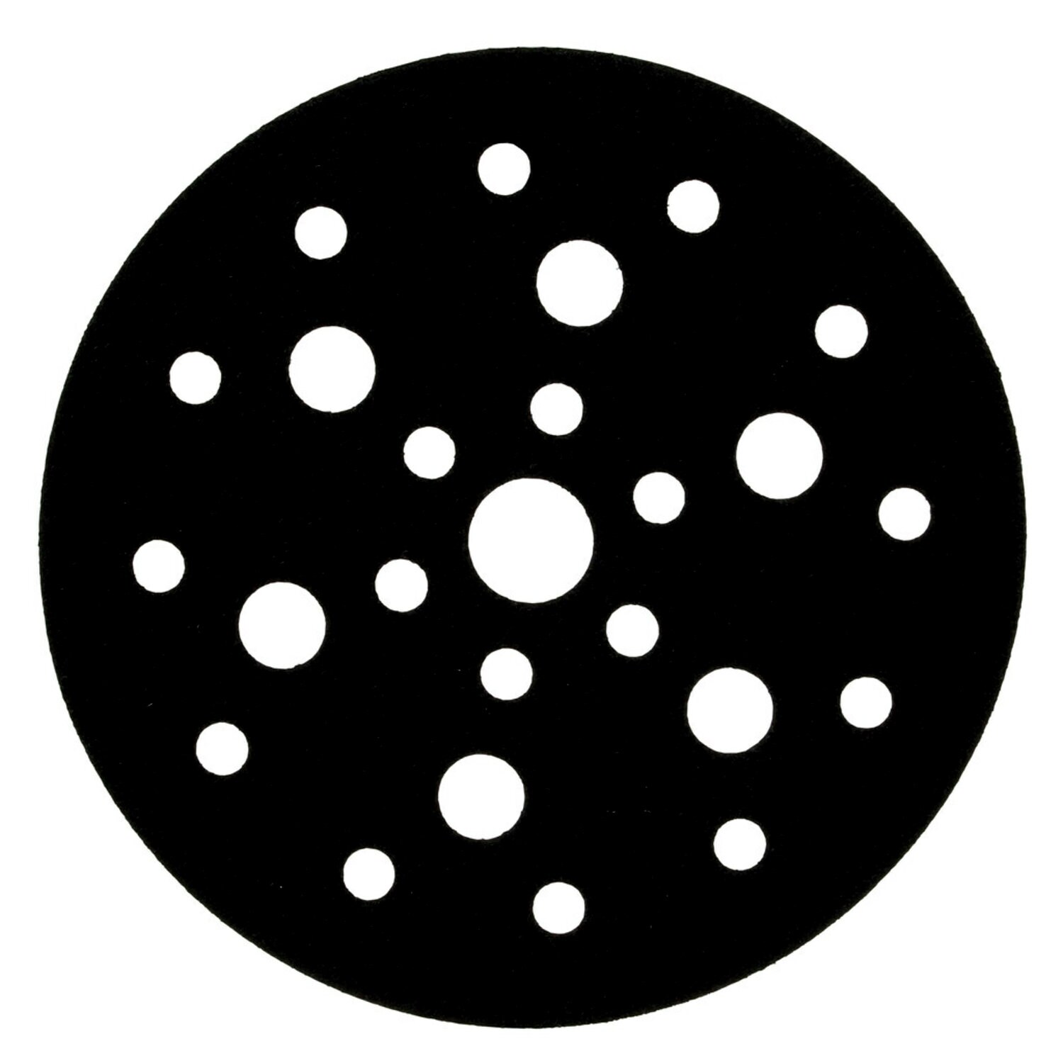 7000118615 - 3M Hookit Clean Sanding Disc Pad Hook Saver 20445, 6 in x 3/4 in 25 Holes, 20 ea/Case