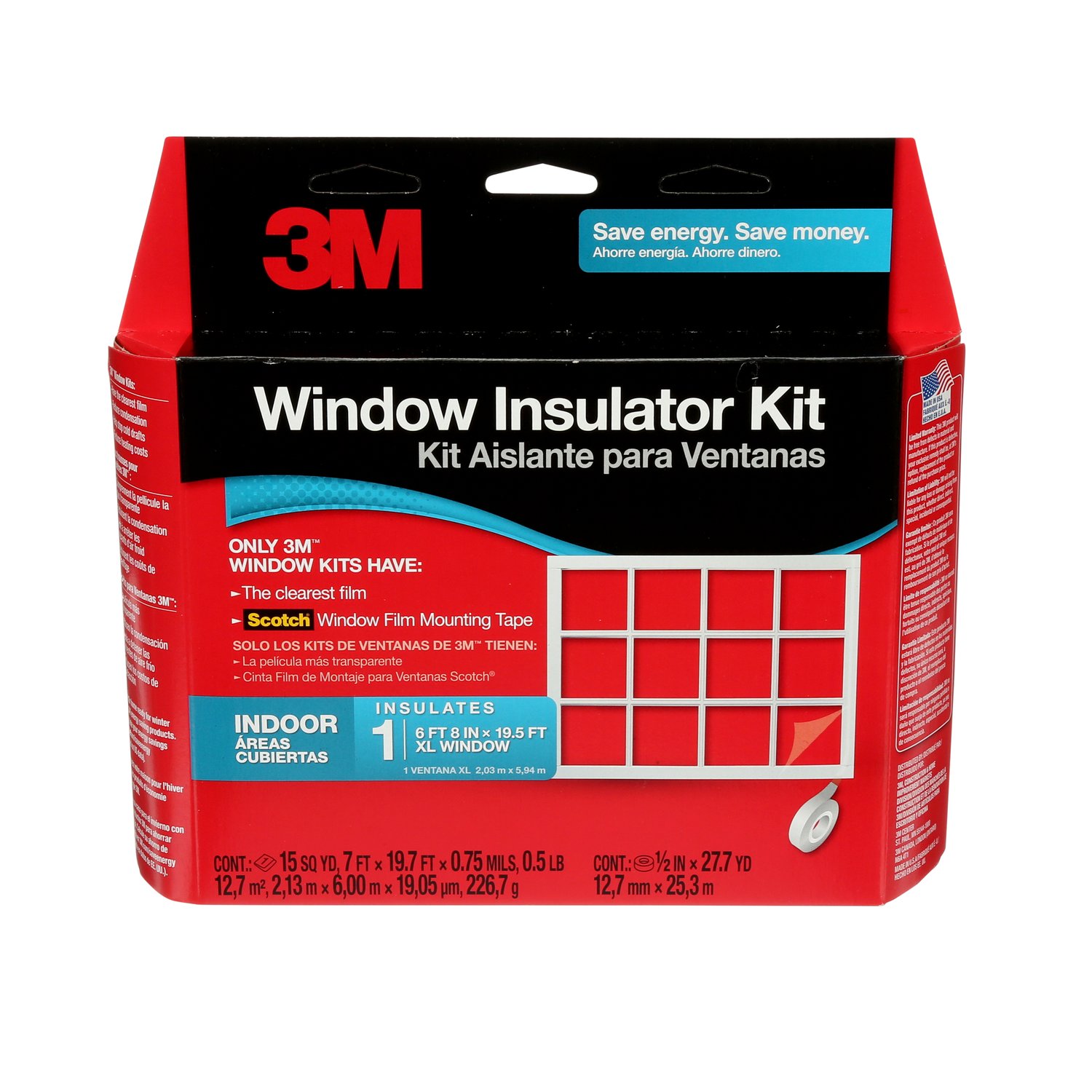 7100075739 - 3M Indoor Window Insulator Kit - Patio Door, 2144W-6