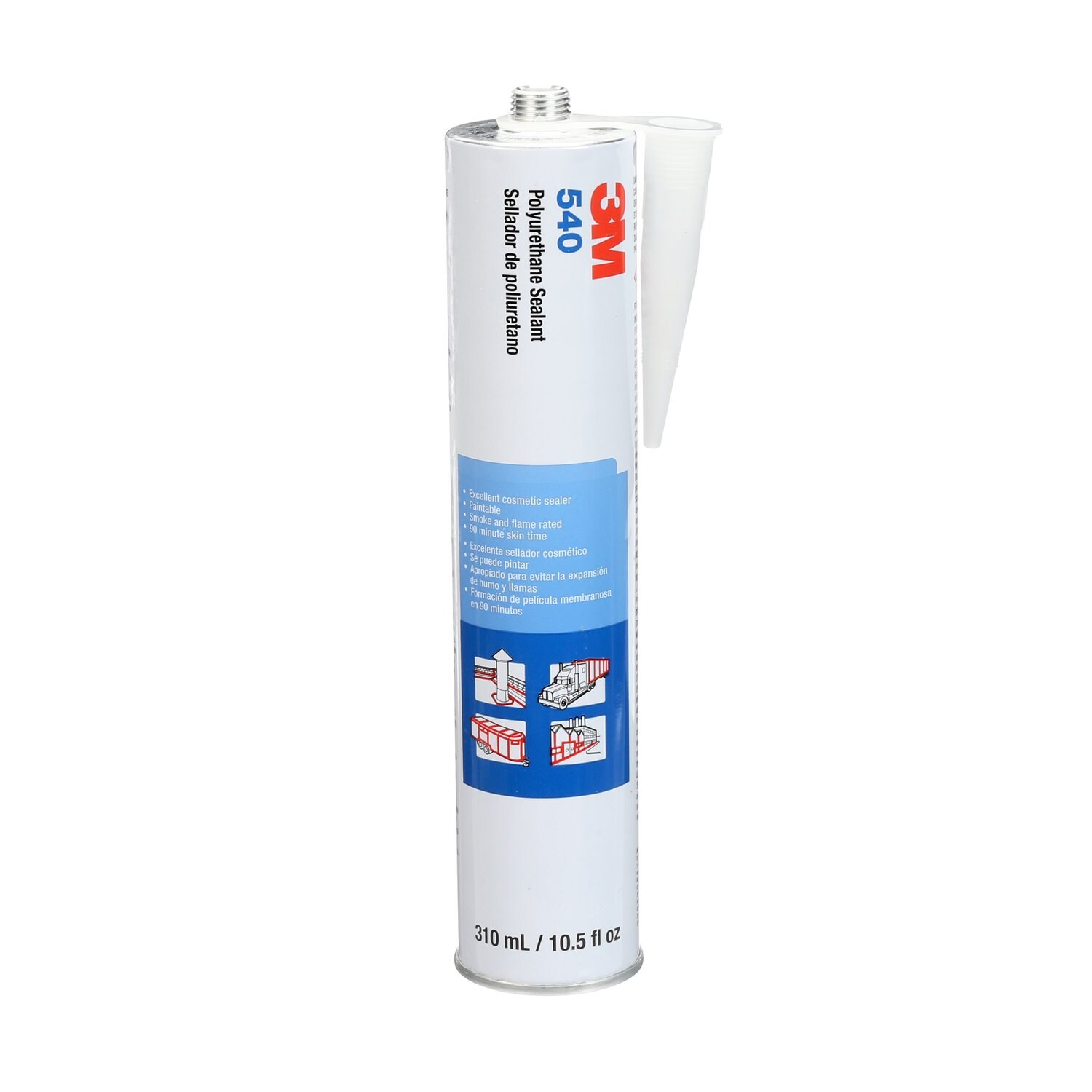 7000000942 - 3M Polyurethane Sealant 540, Gray, 310 mL Cartridge, 12/Case