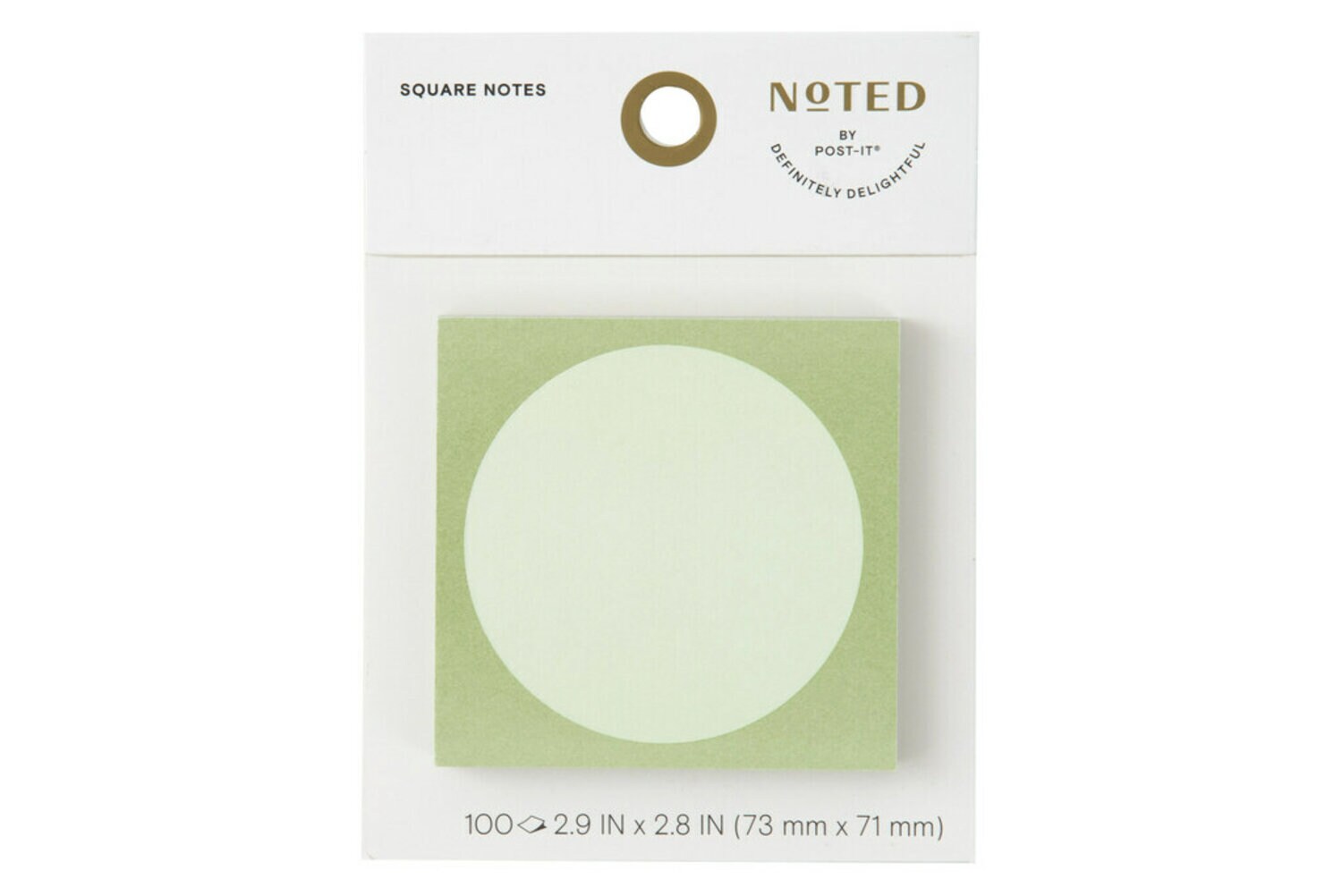 7100275828 - Post-it Square Notes NTD6-33-3, 2.9 in x 2.8 in (73 mm x 71 mm)