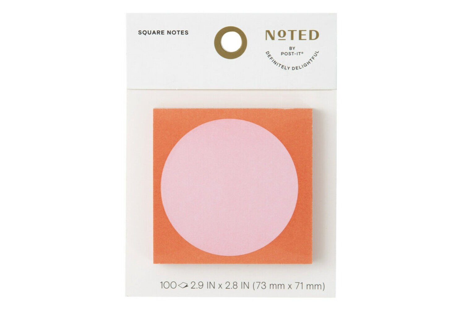 7100275594 - Post-it Square Notes NTD6-33-2, 2.9 in x 2.8 in (73 mm x 71 mm)