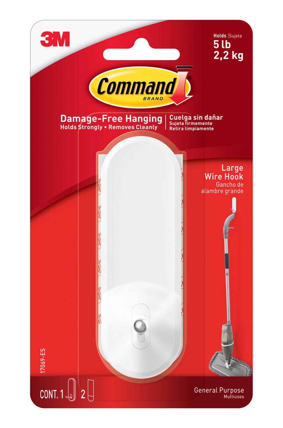 7100347554 - Command Large Wire Hook 17069-ES