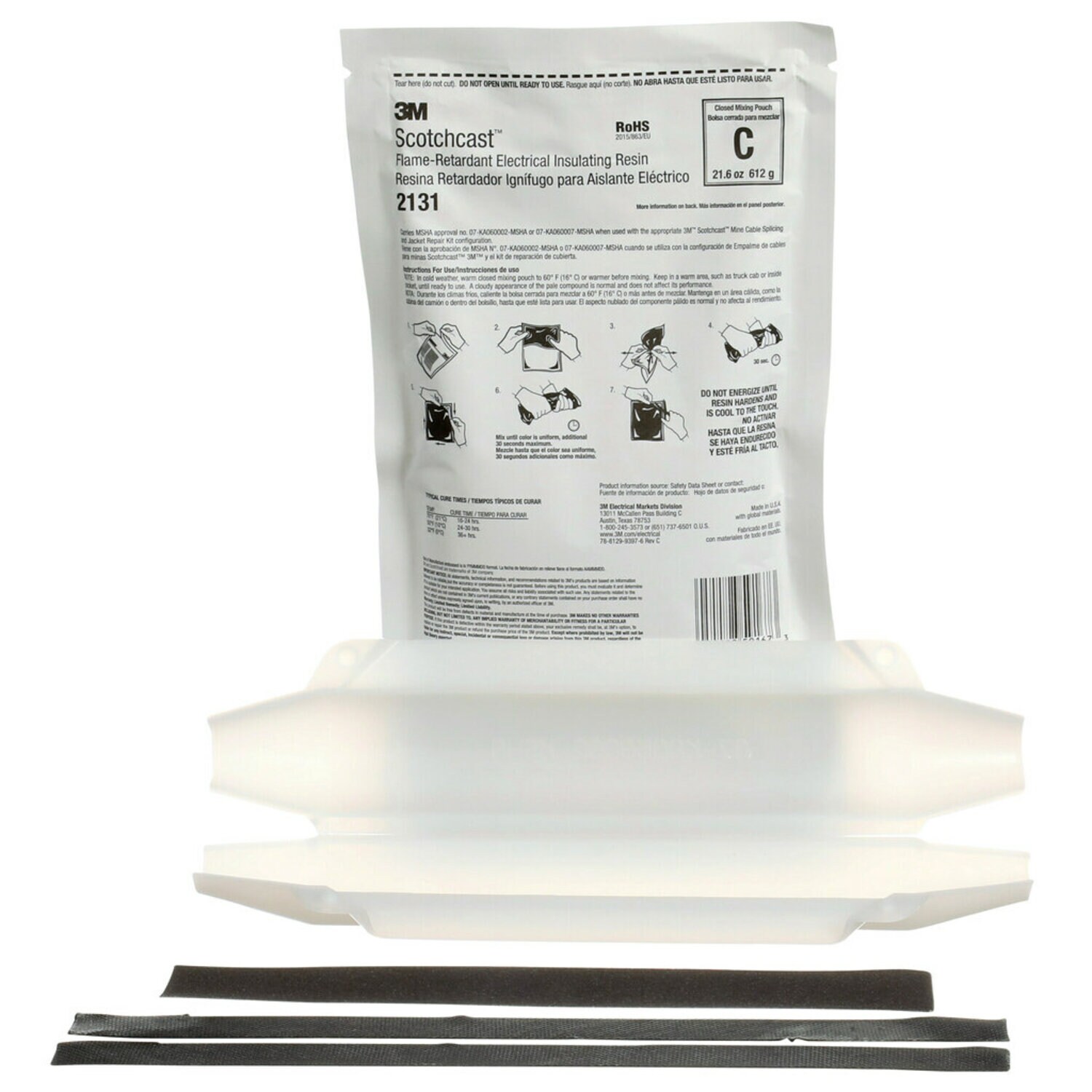 7100010200 - 3M Scotchcast Flexible Splice 82-F2 (2131), 10 Kits/Case