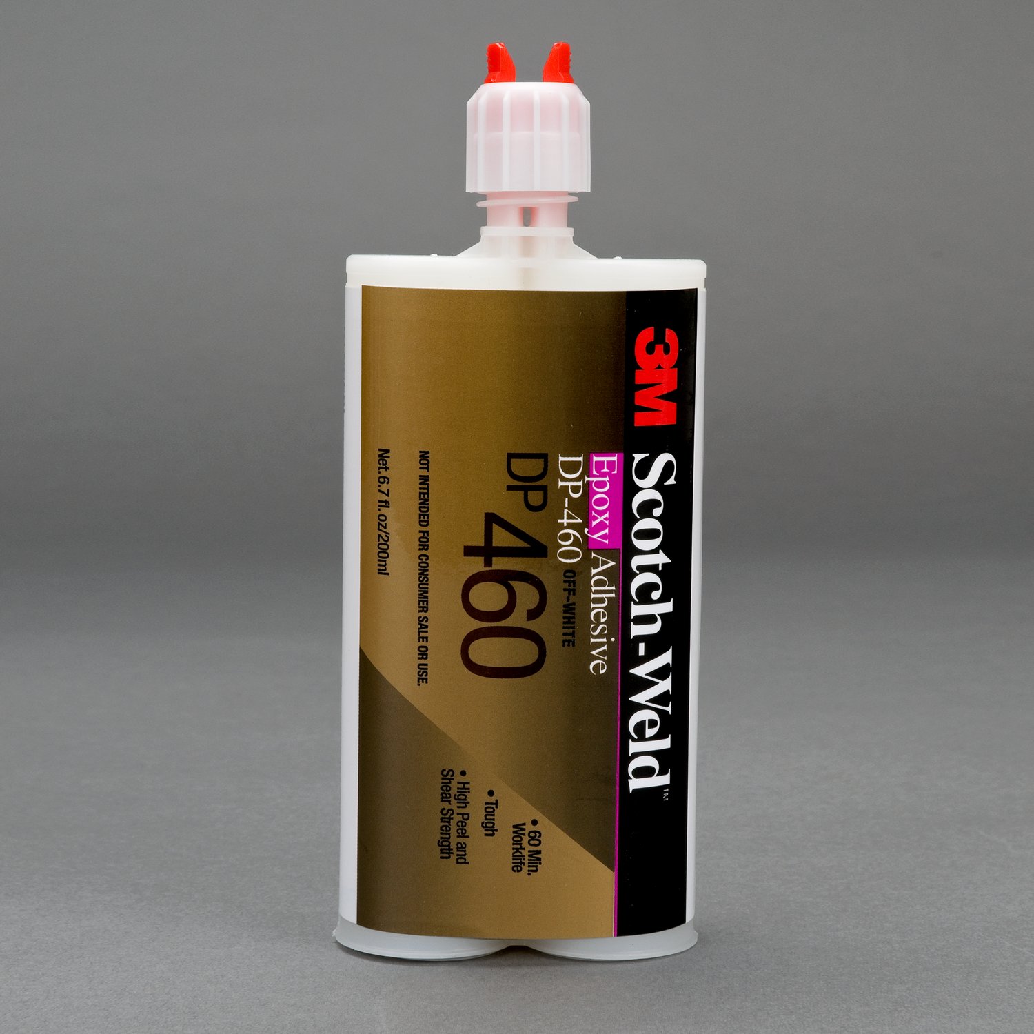 7000121321 - 3M Scotch-Weld Epoxy Adhesive DP460, Off-White, 200 mL Duo-Pak, 12 Pack/Case