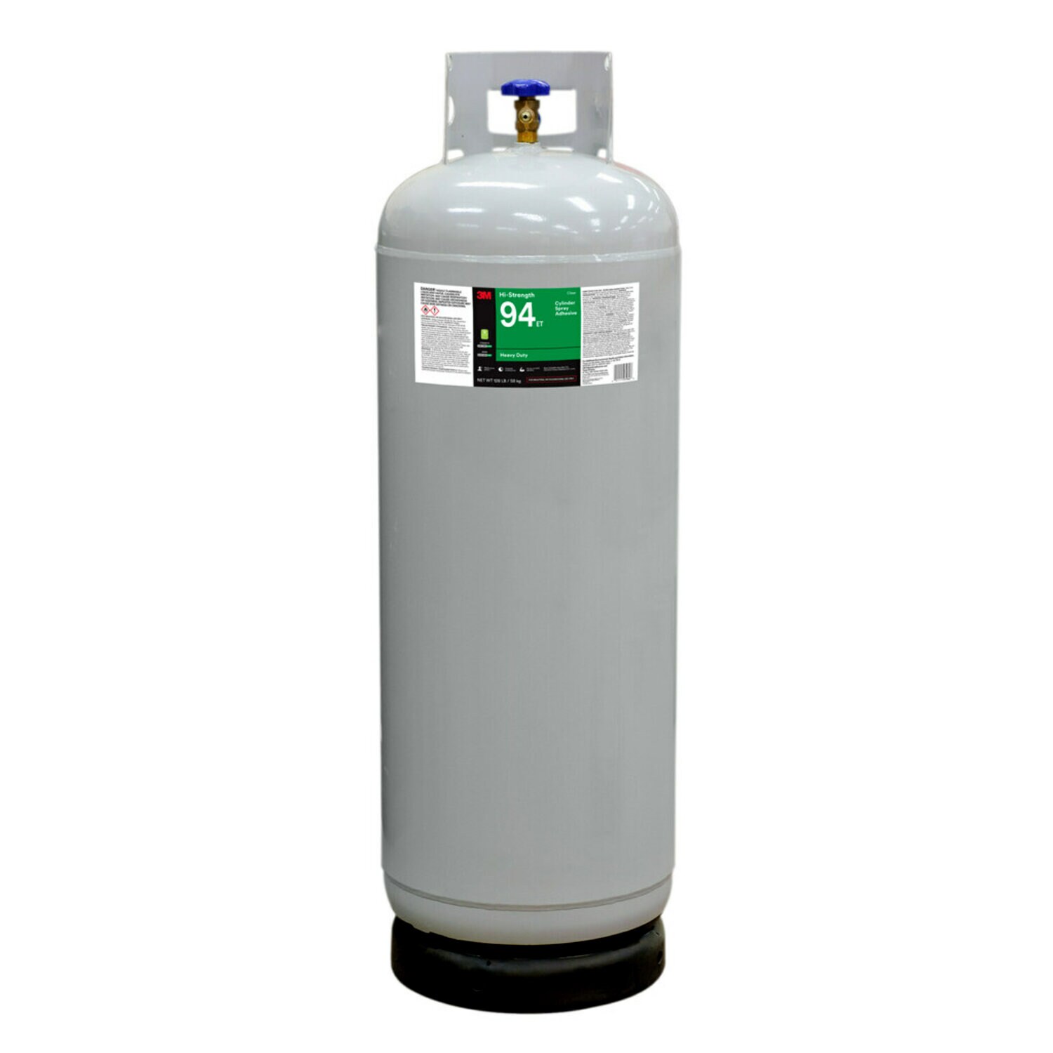 7100037711 - 3M Hi-Strength 94 ET Cylinder Spray Adhesive, Clear, Intermediate
Cylinder (Net Wt 128 lb), 1/Cylinder
