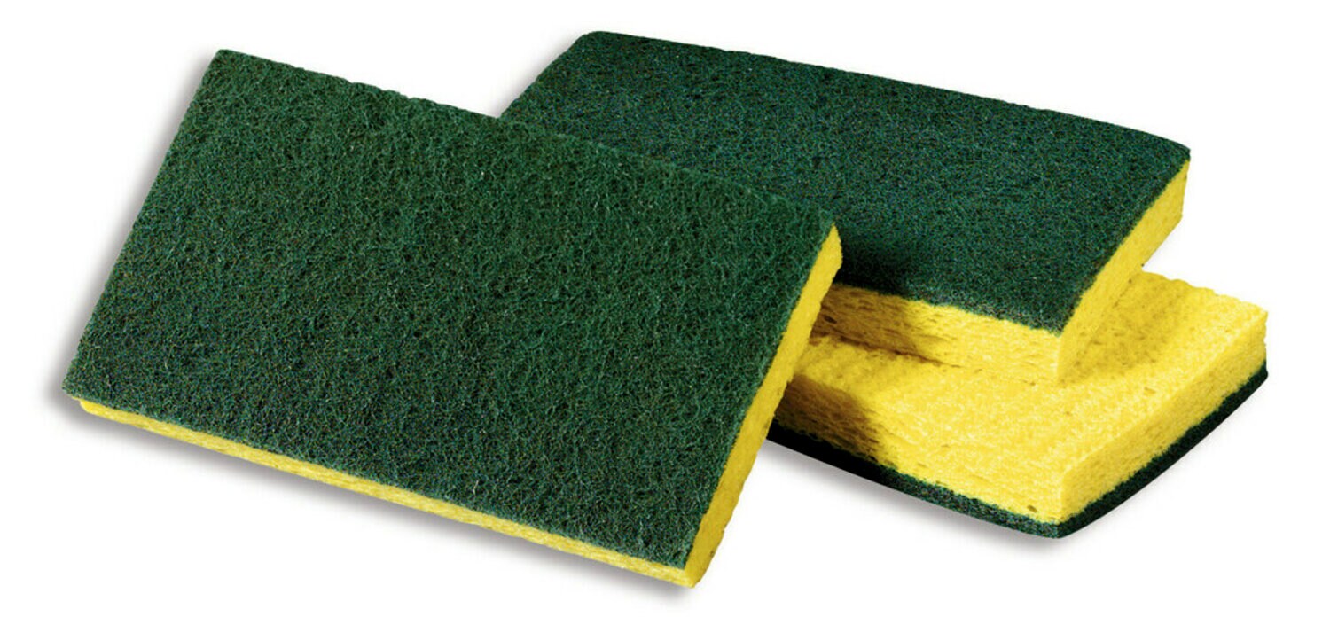 7010028899 - Scotch-Brite Medium Duty Scrub Sponge 74, 6.1 in x 3.6 in x 0.7 in, 20/Case