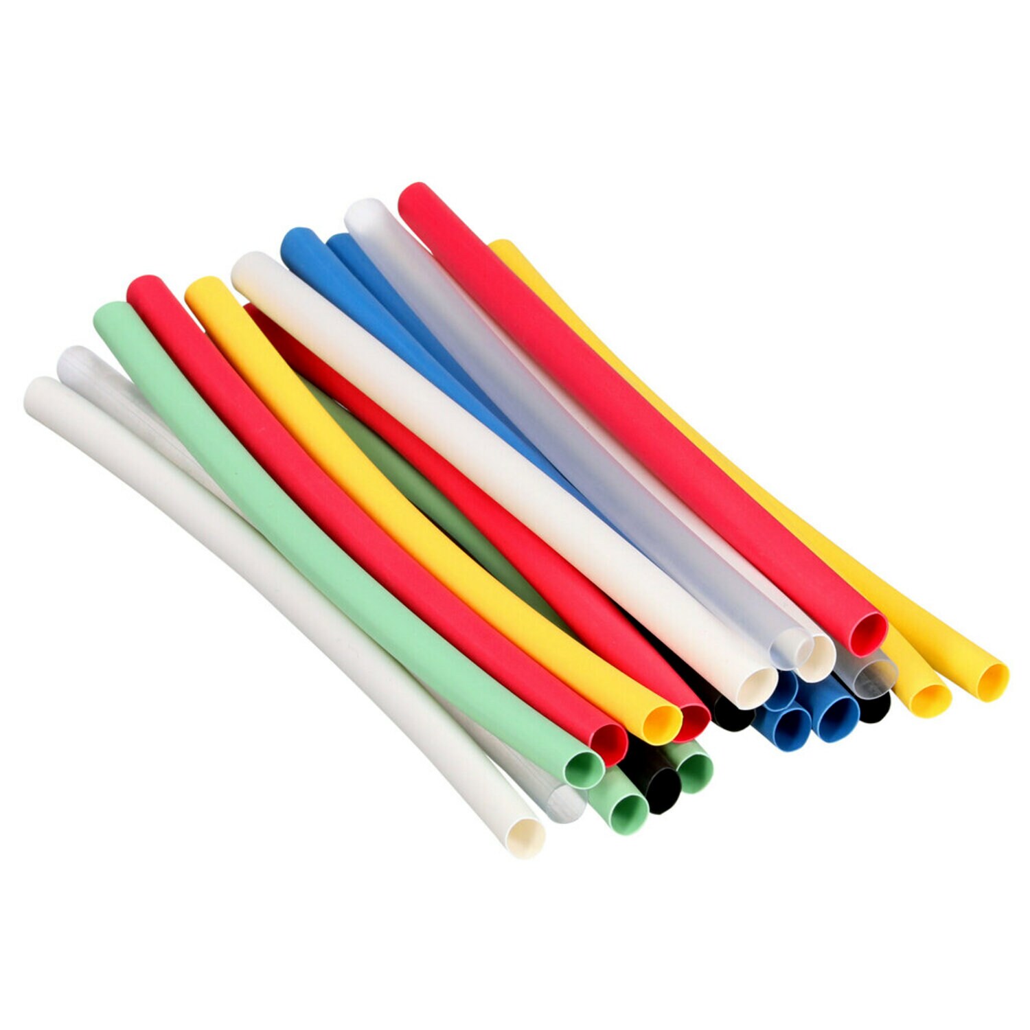 7000132601 - 3M Heat Shrink Thin Wall Tubing Assortment Pack FP-301-1/4-Assort
colors, 6" pieces, 3 Each of 7 Color, 10 pieces/case
