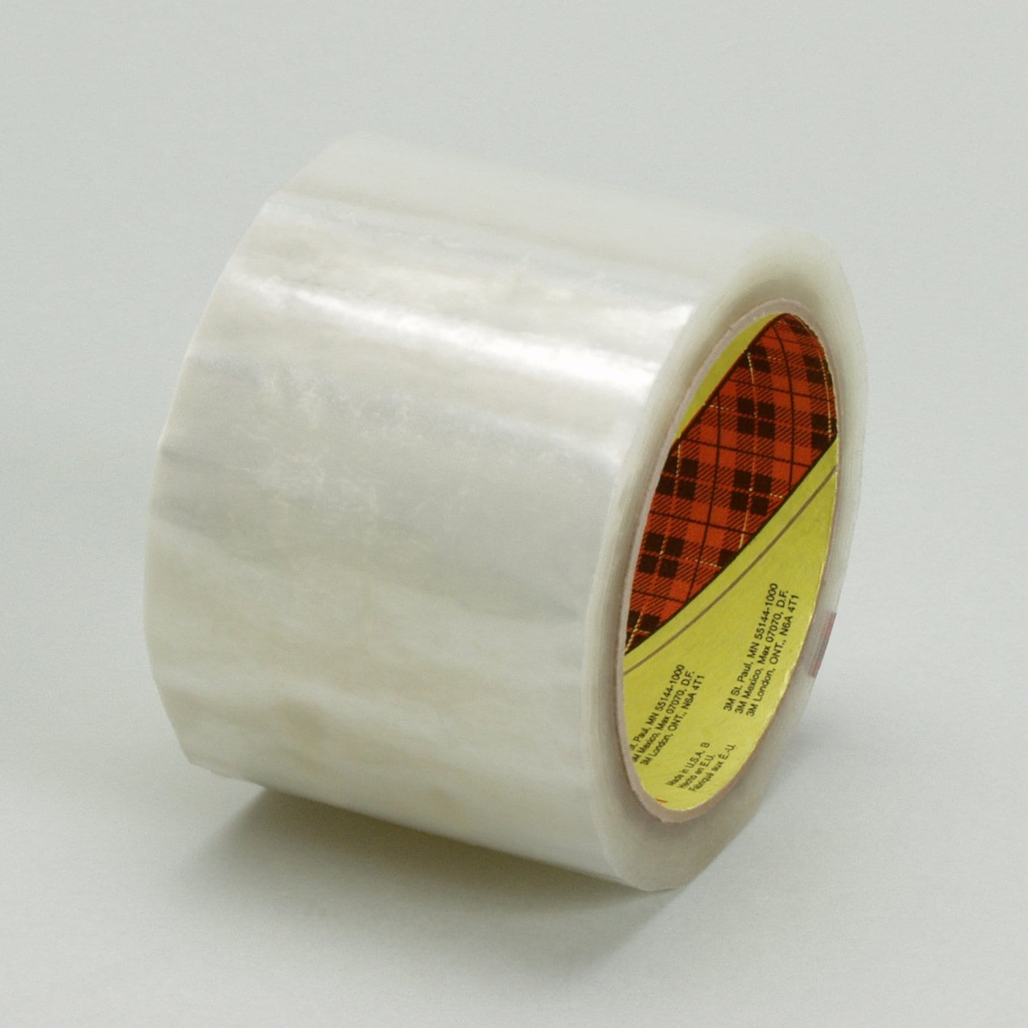 7010313058 - Scotch Box Sealing Tape 371, Clear, 36 mm x 1500 m, 8/Case