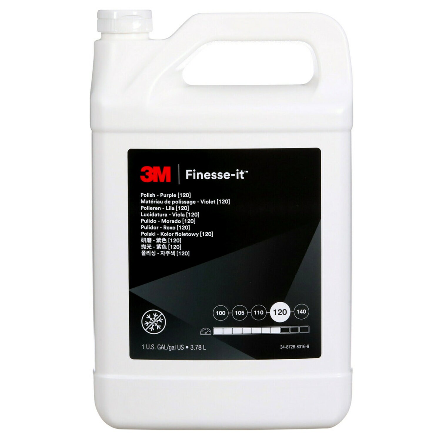 7100009019 - 3M Finesse-it Polish Standard Series, 51056, Purple (120), 3.785 Liter (1 US Gallon), 4 ea/Case