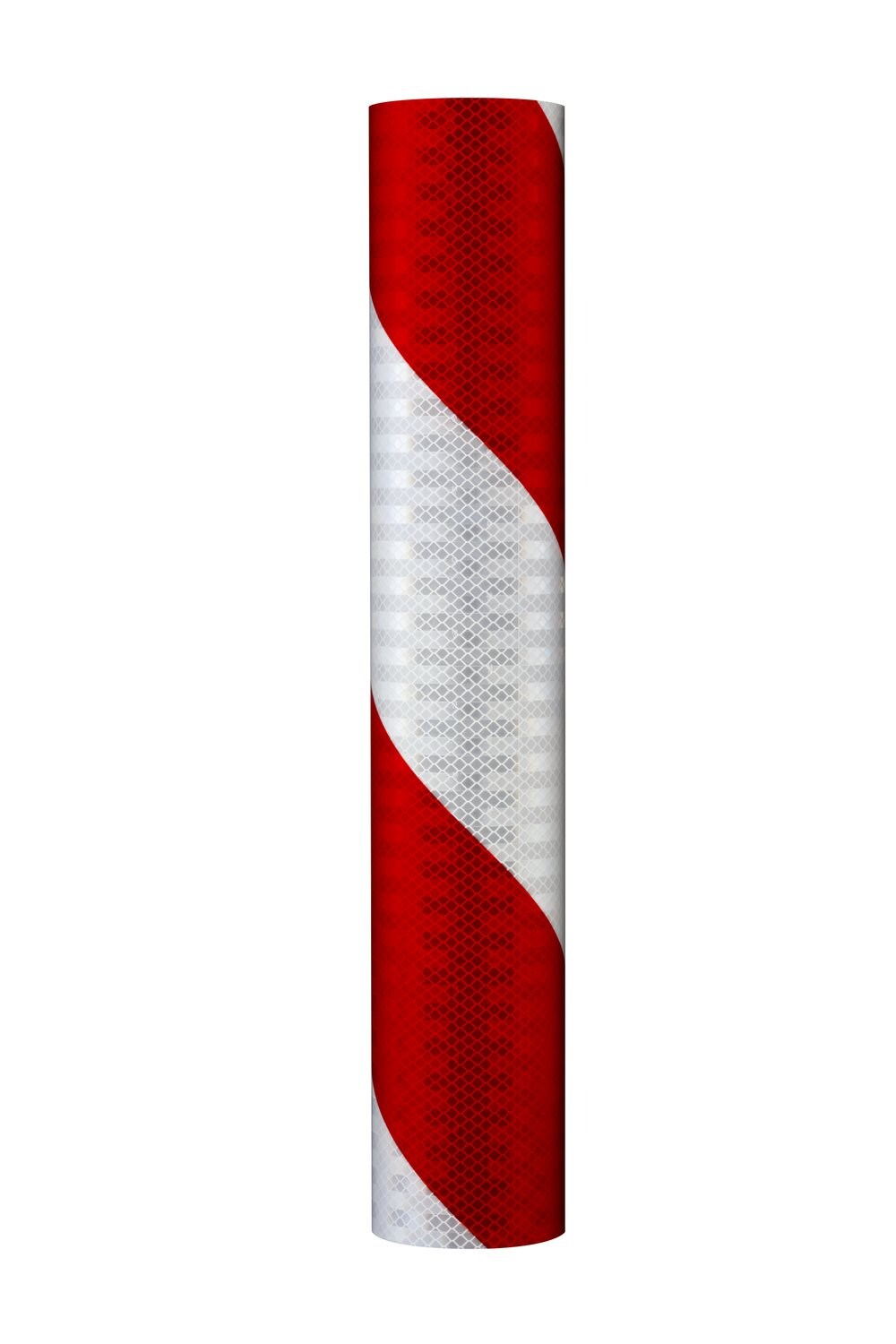 7100113311 - 3M Flexible Prismatic Reflective Barricade Sheeting 3336R Red/White, 6
in stripe/right, Configurable sheet